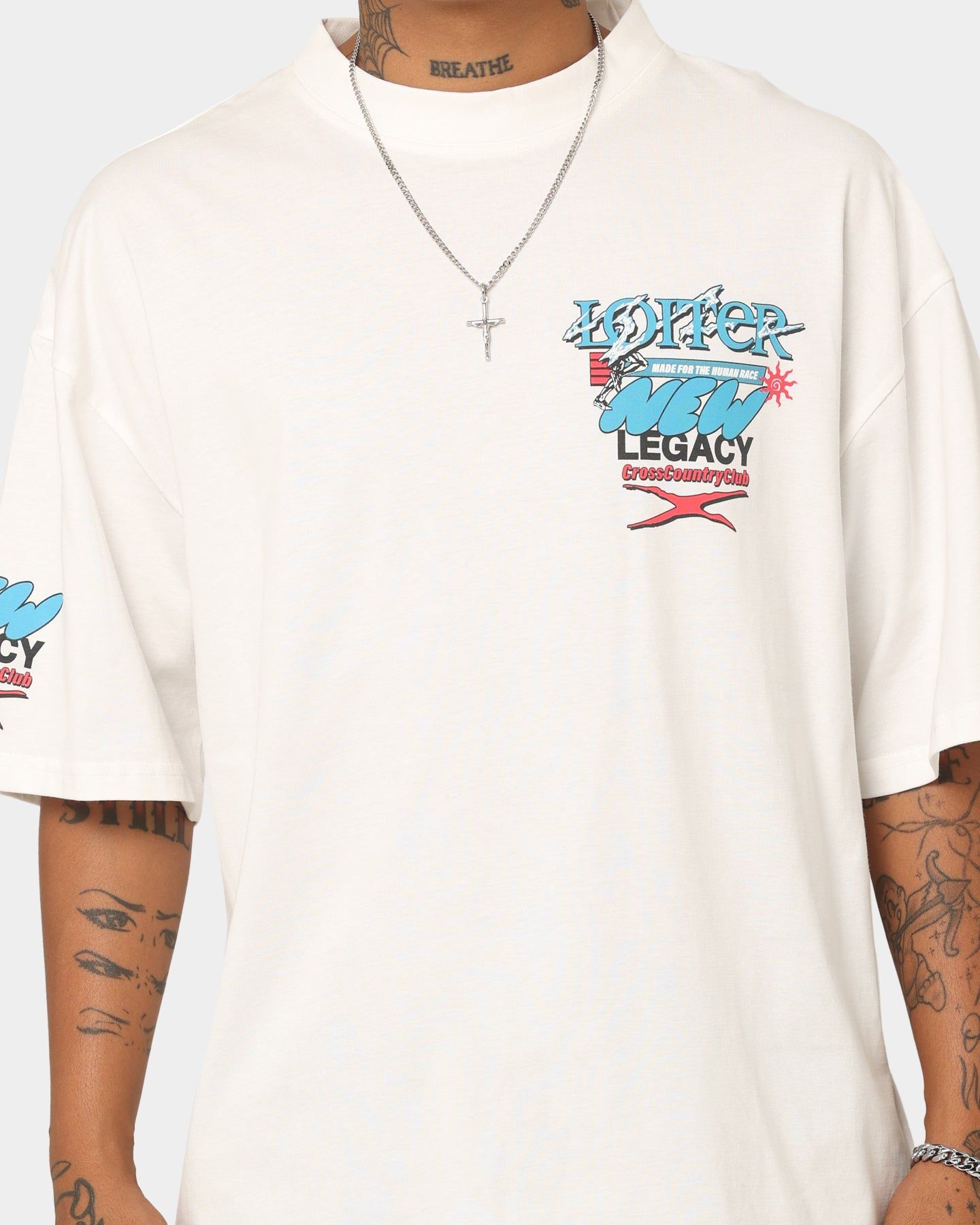Loiter New Legacy Vintage T-Shirt Off White sold by Culture Kings product image thumbnail 4