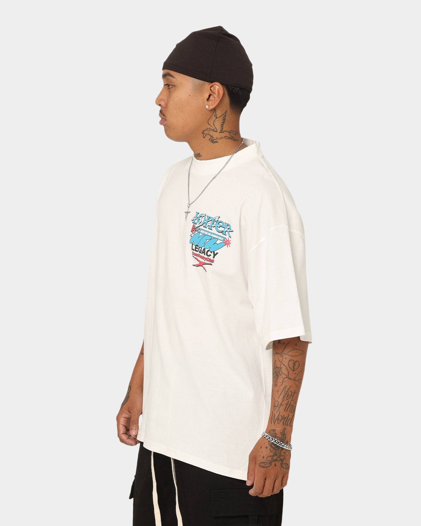 Loiter New Legacy Vintage T-Shirt Off White sold by Culture Kings product image thumbnail 7