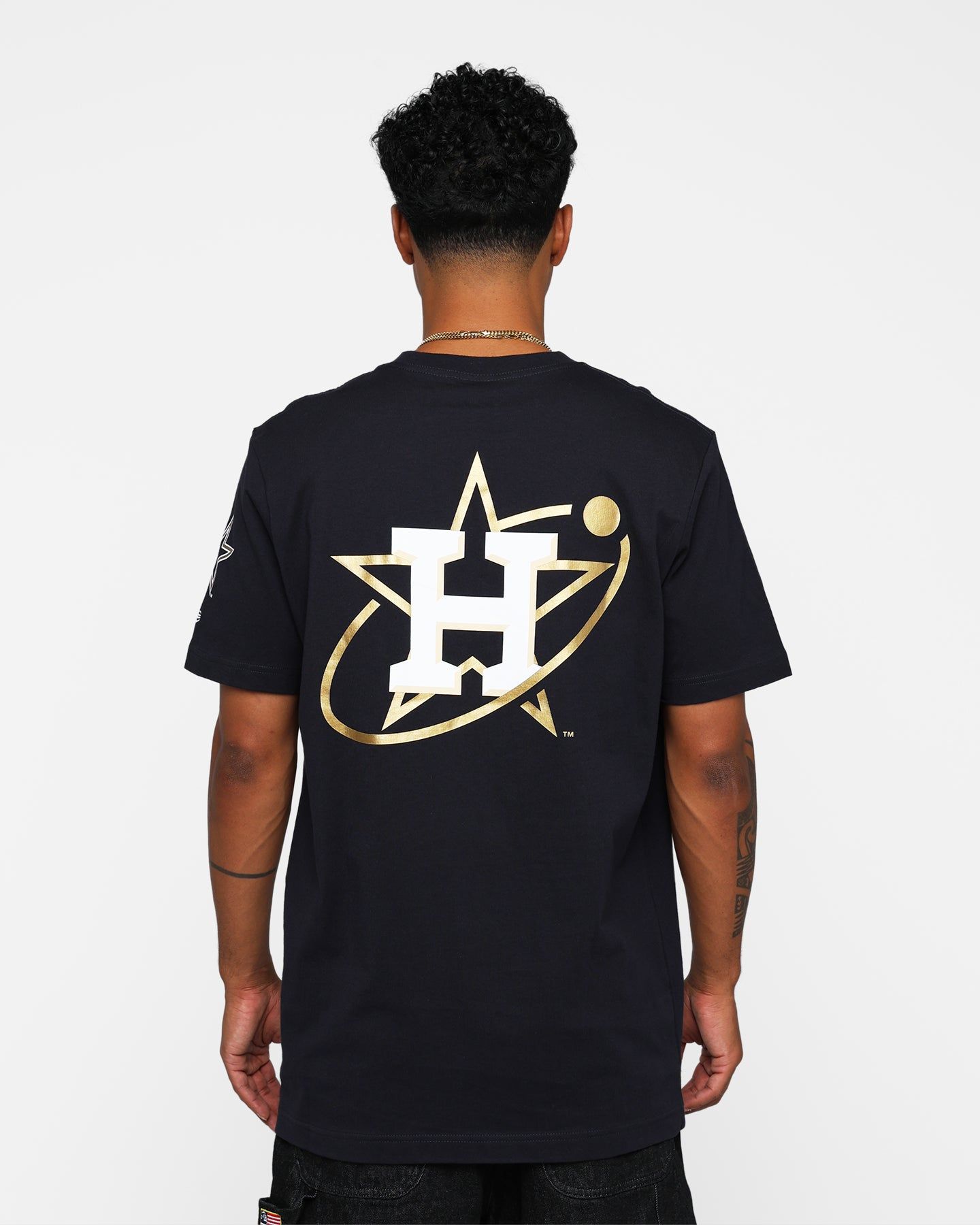 New Era Houston Astros Retro T-Shirt Black sold by Culture Kings product image thumbnail 5