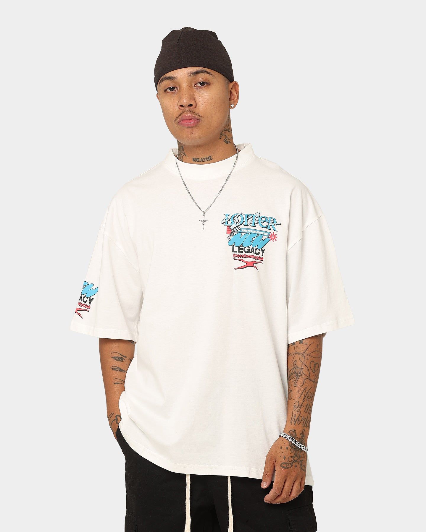 Loiter New Legacy Vintage T-Shirt Off White sold by Culture Kings product image thumbnail 2