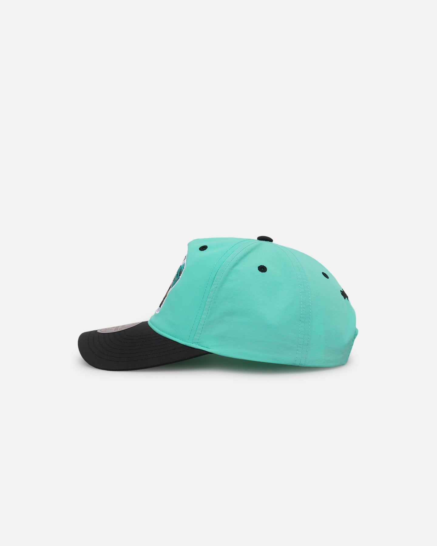 Mitchell & Ness Memphis Grizzlies Nylon Deadstock 2-Tone Snapback Bright Aqua/Black sold by Culture Kings product image thumbnail 4