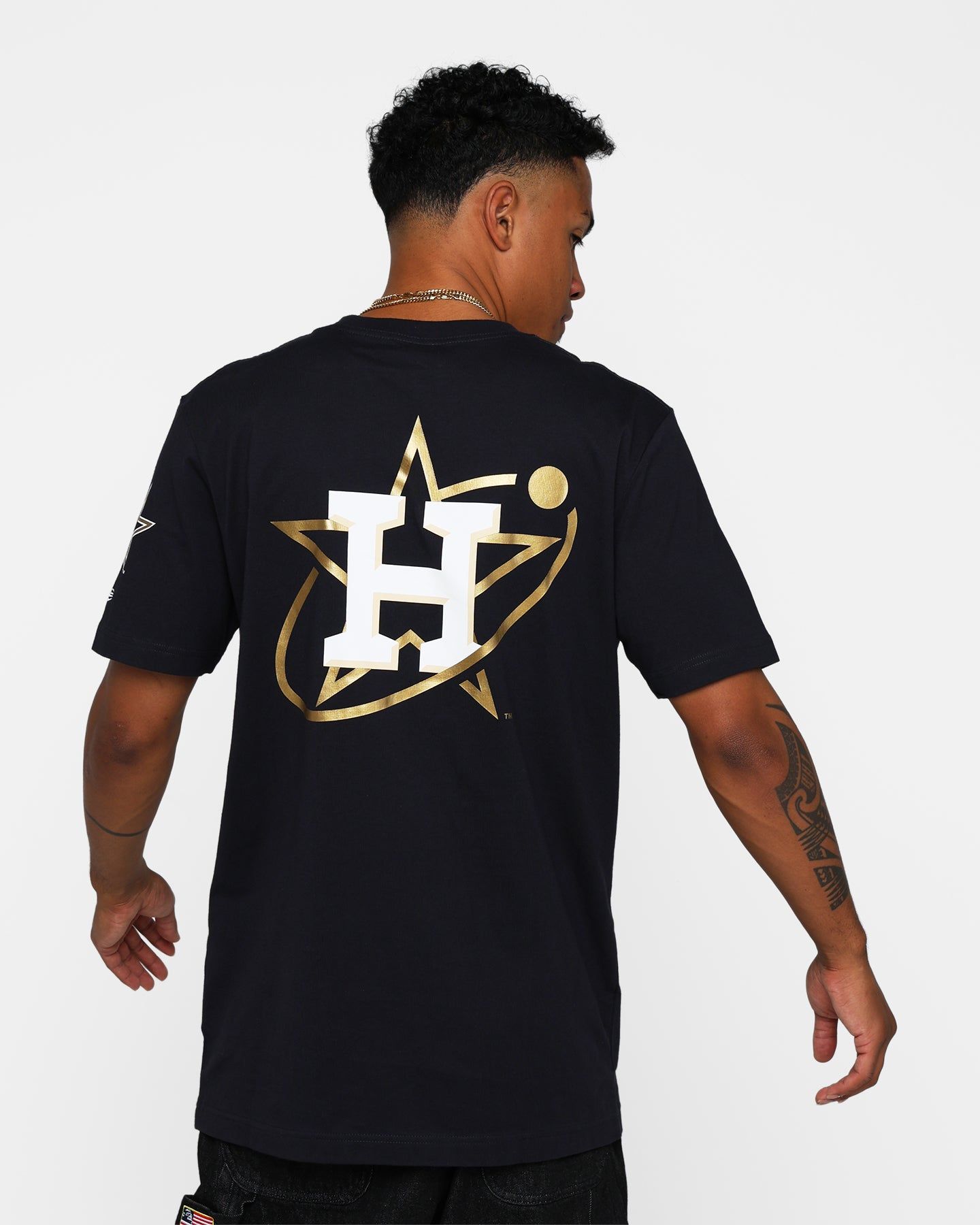 New Era Houston Astros Retro T-Shirt Black sold by Culture Kings product image thumbnail 2