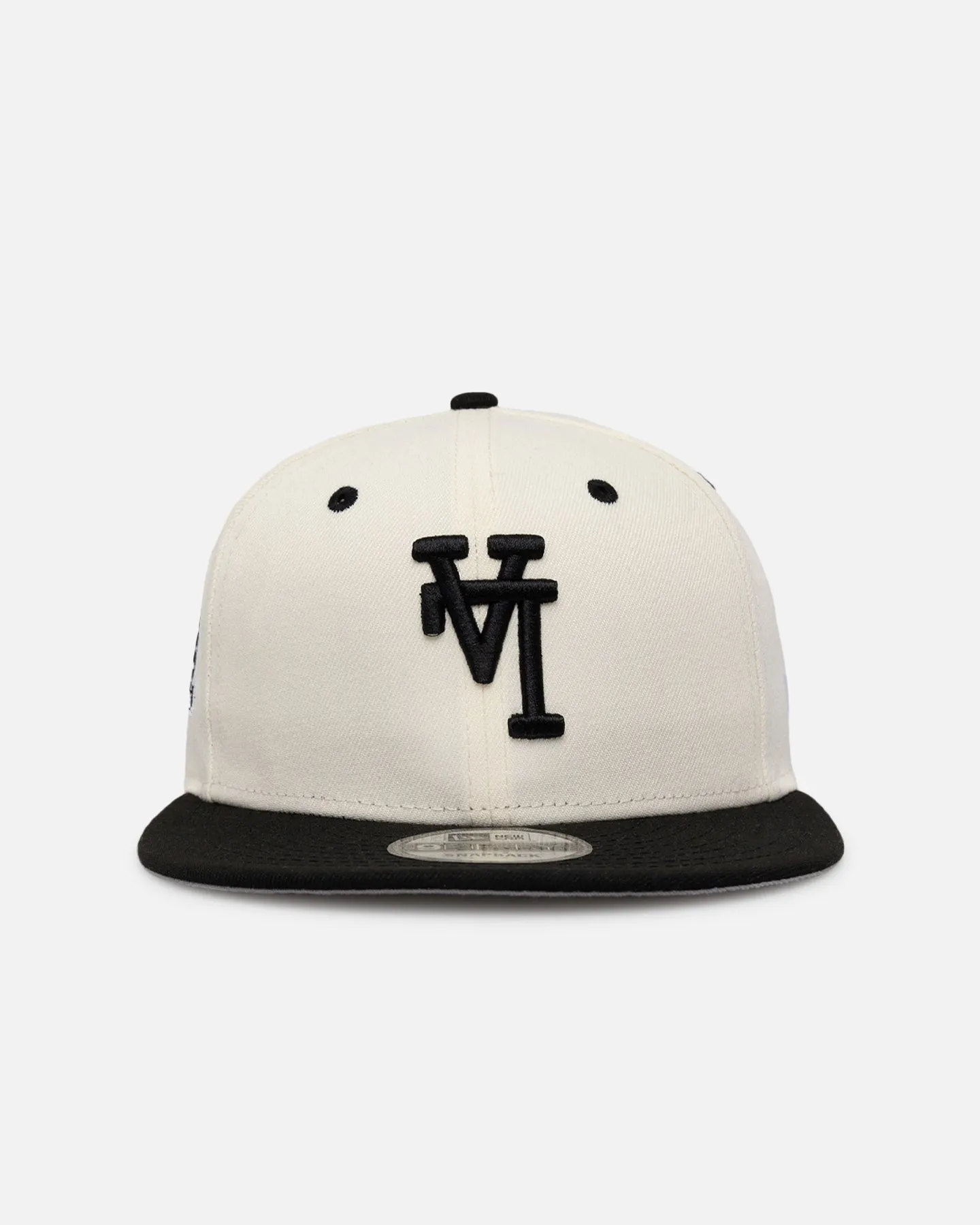 New Era Los Angeles Dodgers 'Upside Down LA Logo' 9FIFTY Snapback Chrome/Black sold by Culture Kings