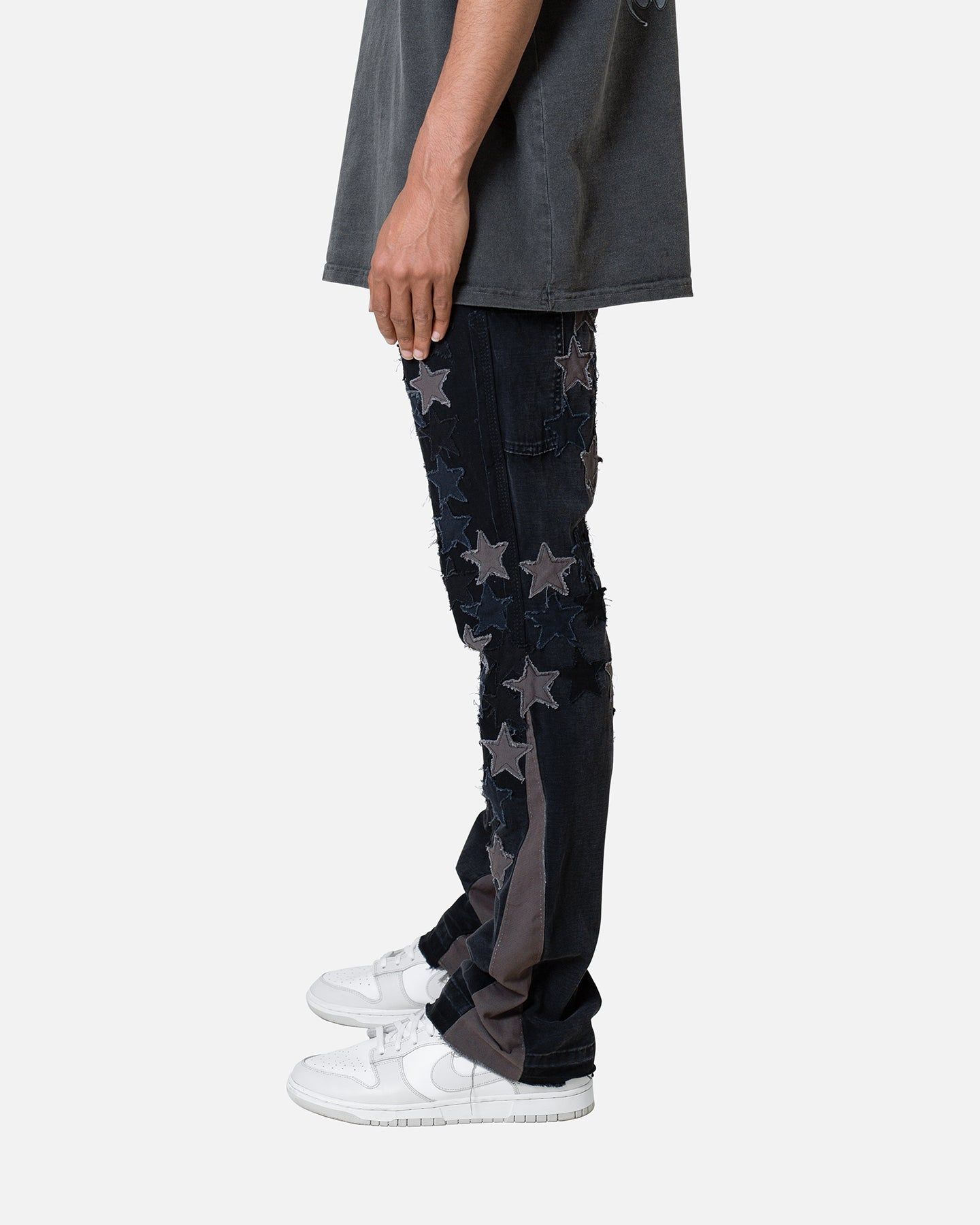 MNML B451 Star Flare Denim Pants Black sold by Culture Kings product image thumbnail 3