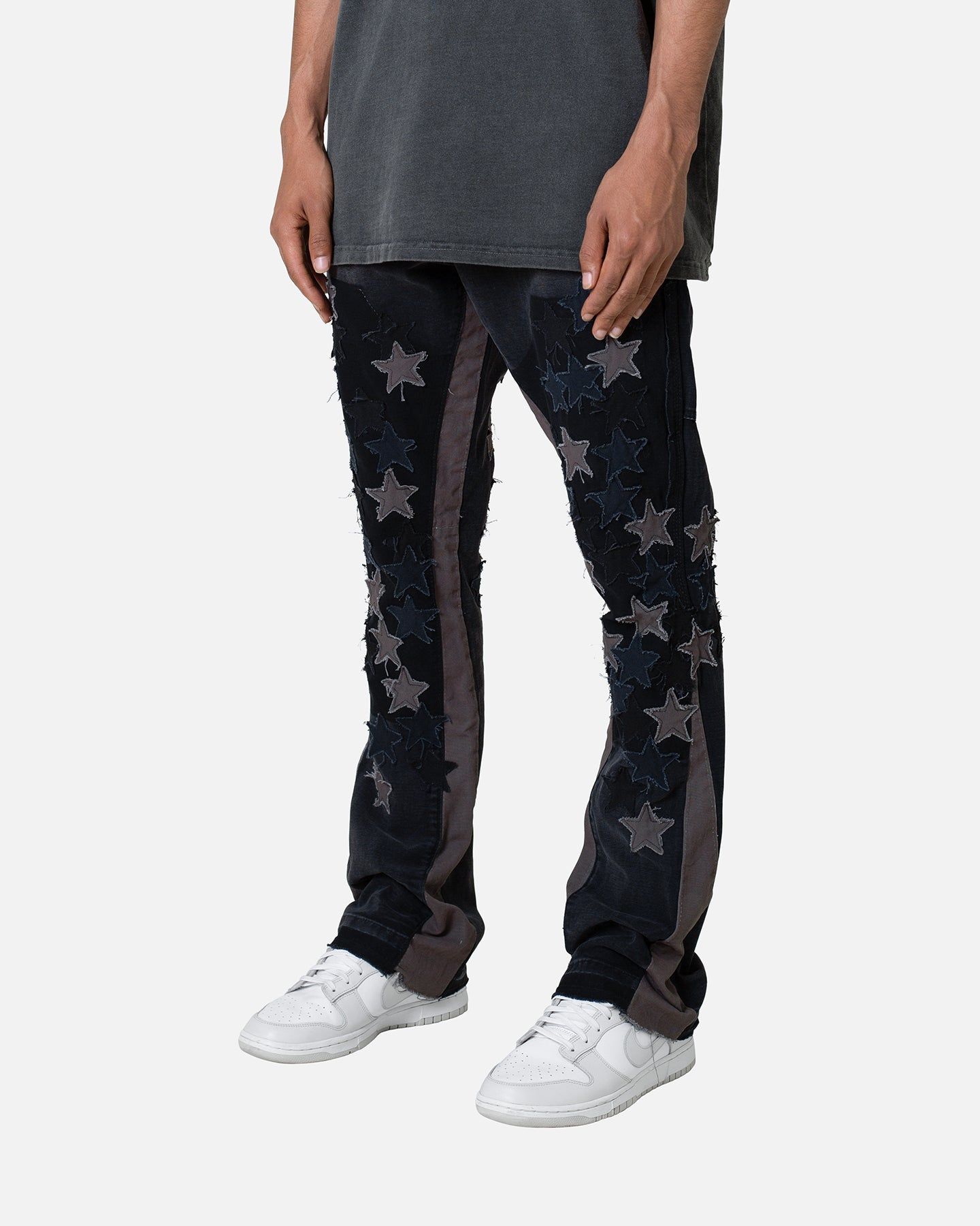 MNML B451 Star Flare Denim Pants Black sold by Culture Kings product image thumbnail 2