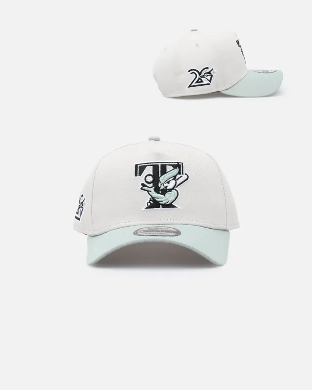 New Era Toronto Blue Jays 'Sea Glass' 9FORTY A-Frame Snapback Stone/Green sold by Culture Kings
