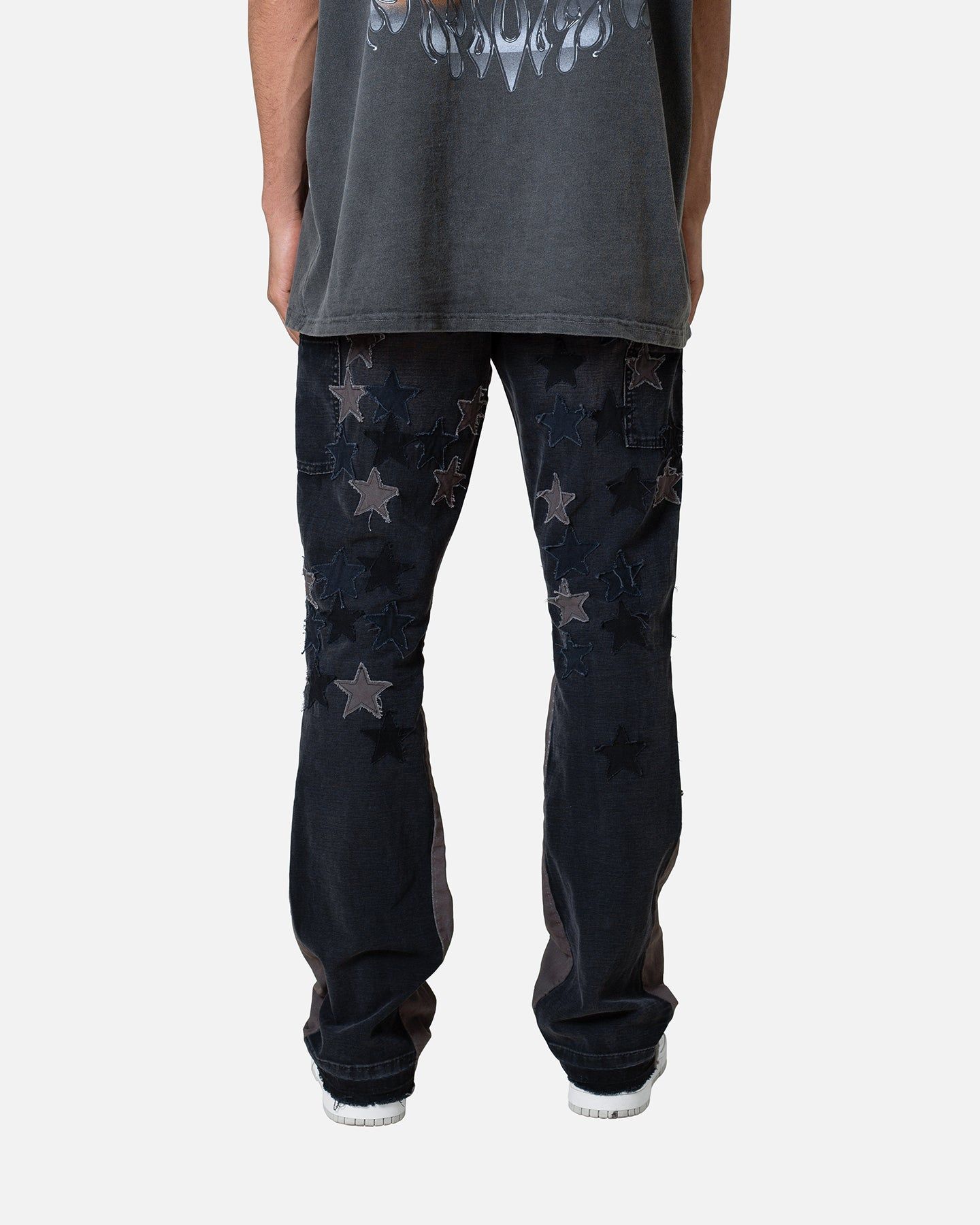 MNML B451 Star Flare Denim Pants Black sold by Culture Kings product image thumbnail 4