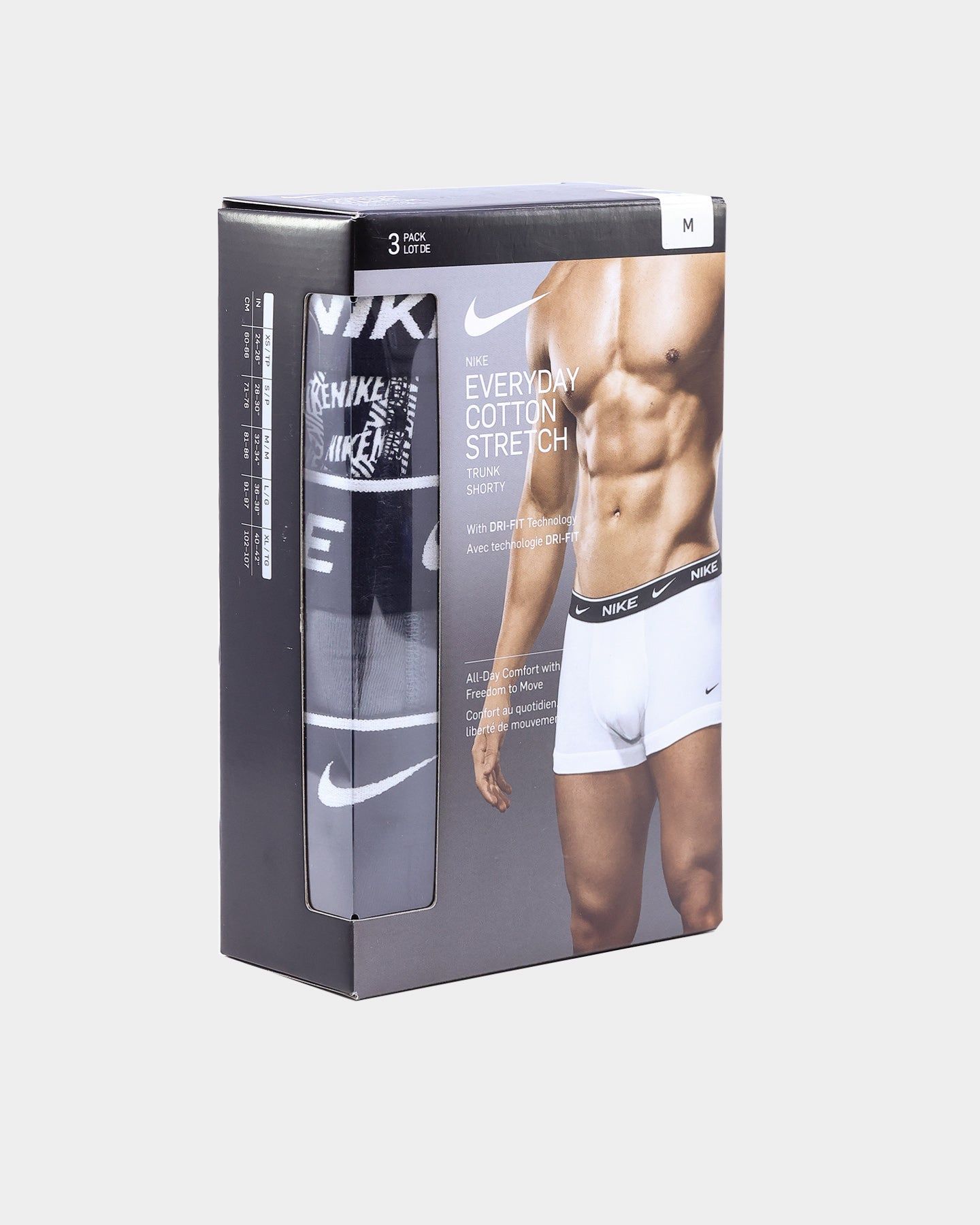 Nike Everyday Cotton Stretch Trunk 3 Pack Multi-Coloured sold by Culture Kings product image thumbnail 2