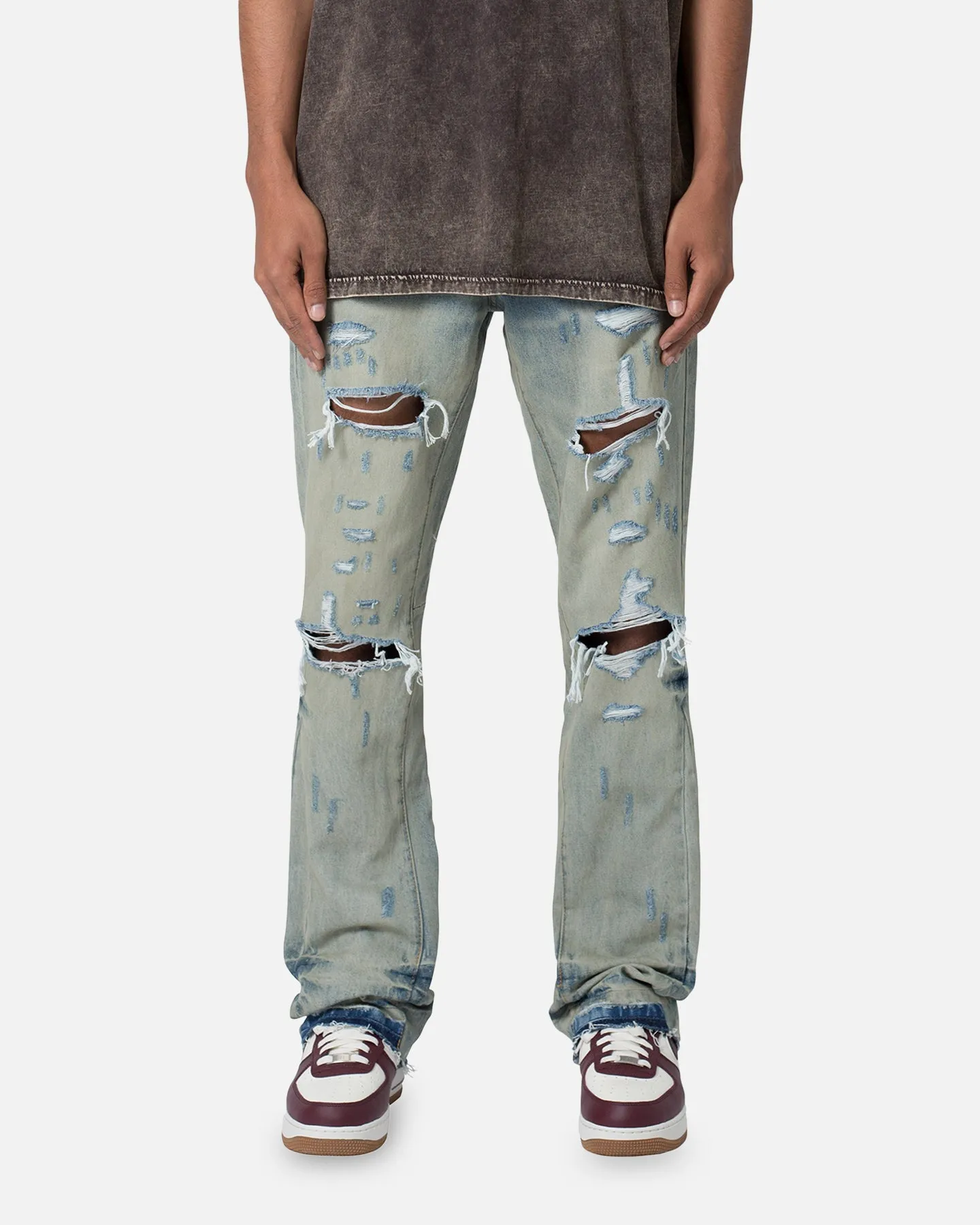 MNML B568 Flare Denim Jeans Vintage Blue sold by Culture Kings