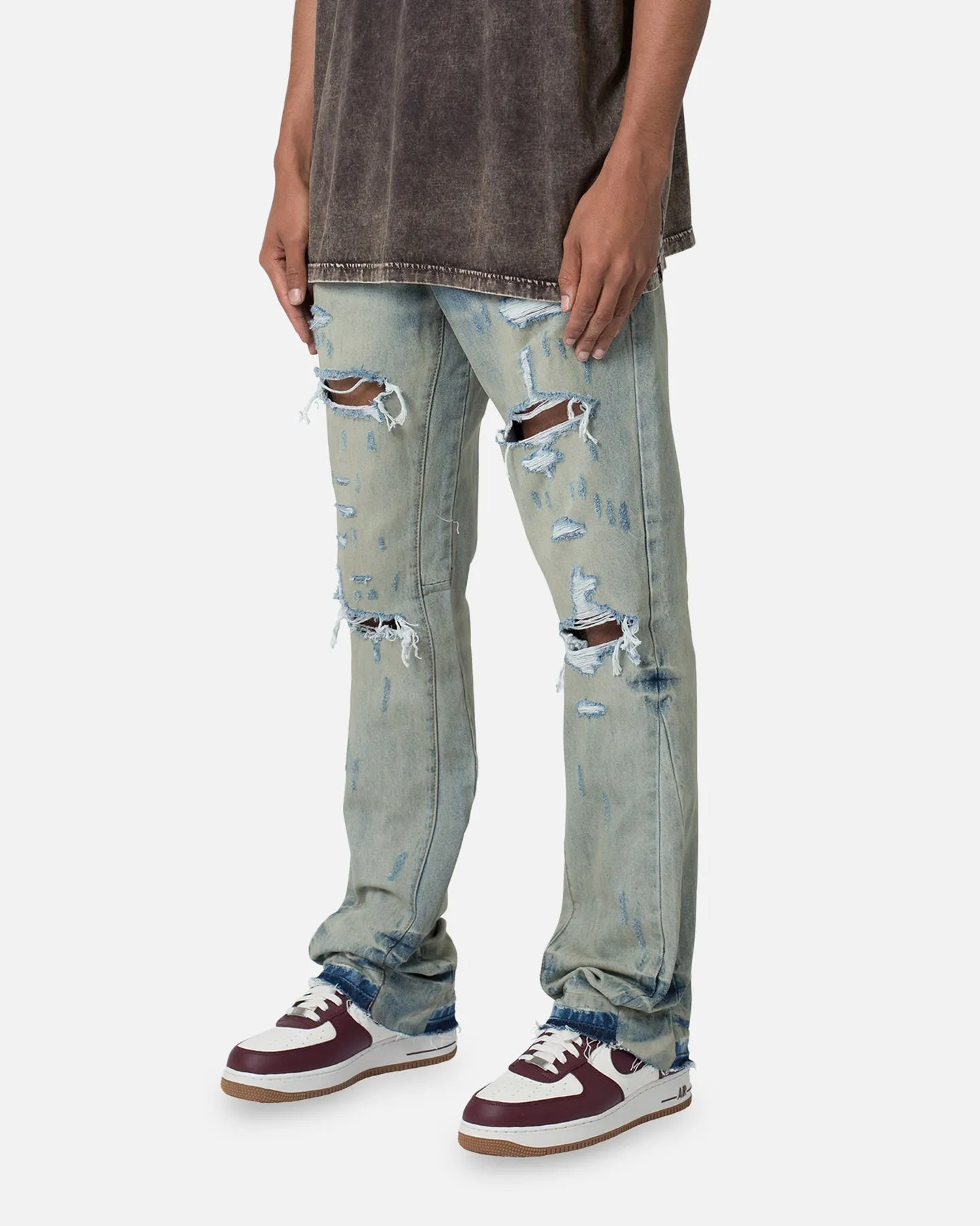 MNML B568 Flare Denim Jeans Vintage Blue sold by Culture Kings product image thumbnail 2