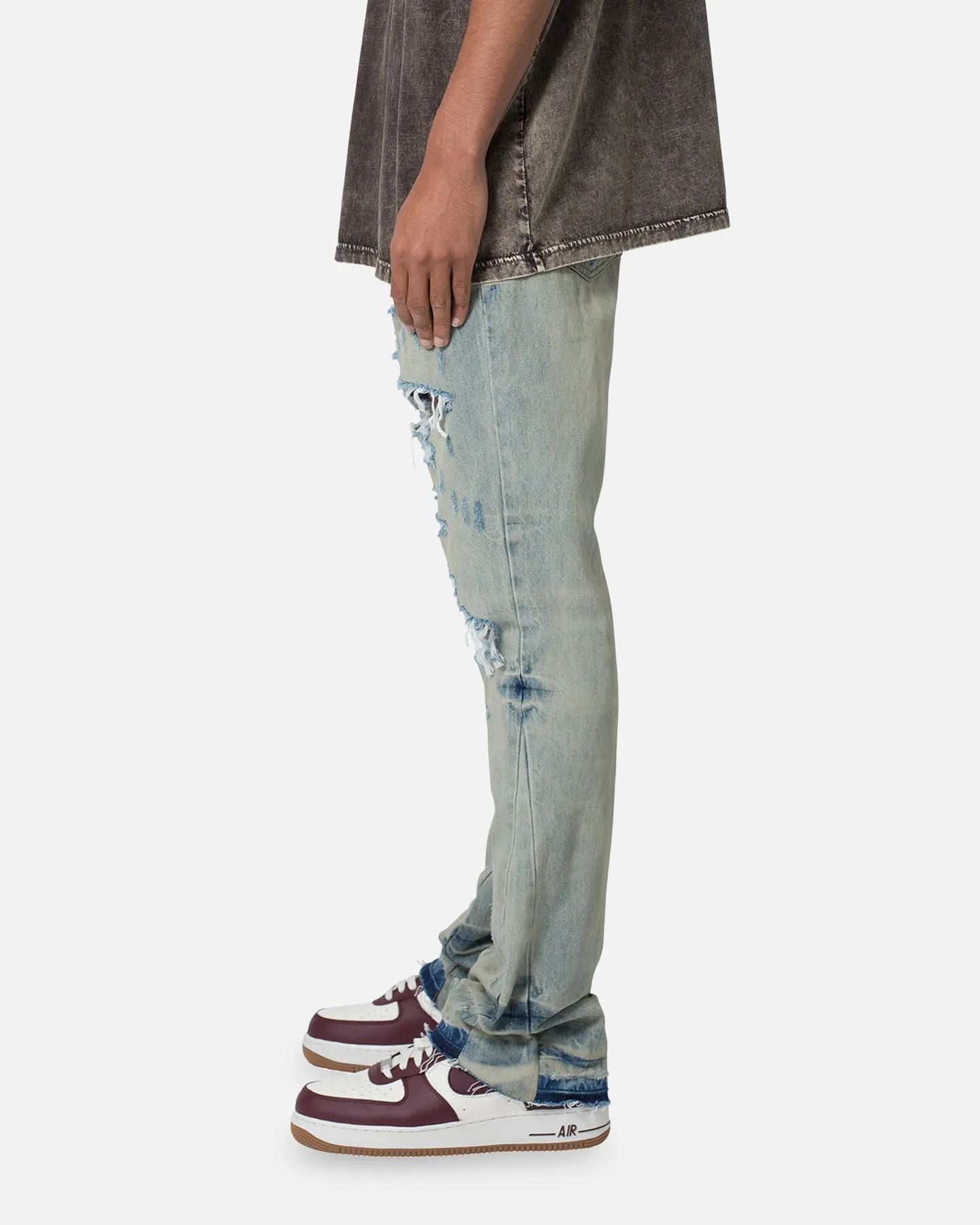 MNML B568 Flare Denim Jeans Vintage Blue sold by Culture Kings product image thumbnail 3