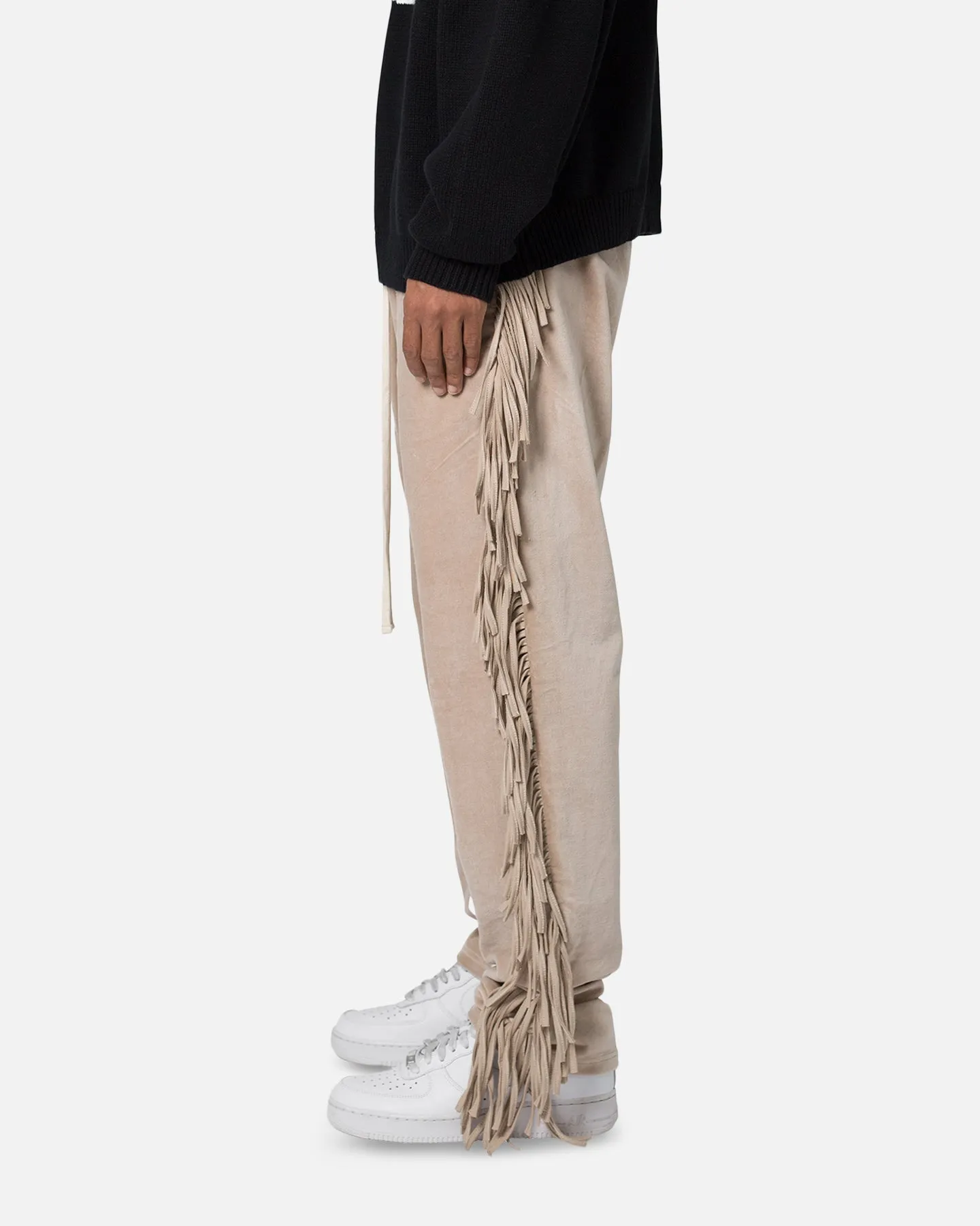 MNML Fringe Velour Sweatpants Dust sold by Culture Kings product image thumbnail 3
