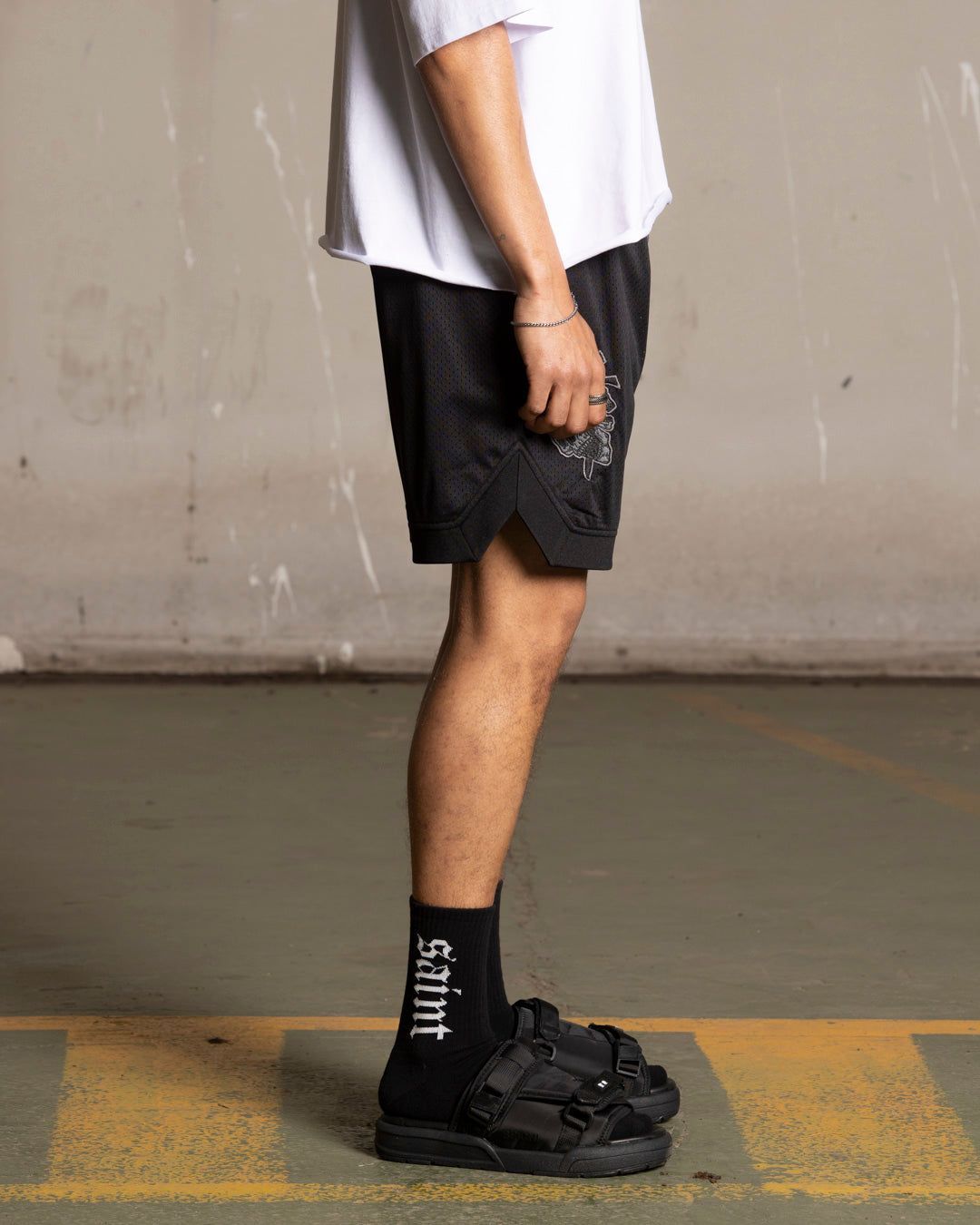 Saint Morta La Rambla Basketball Shorts Black sold by Culture Kings product image thumbnail 5
