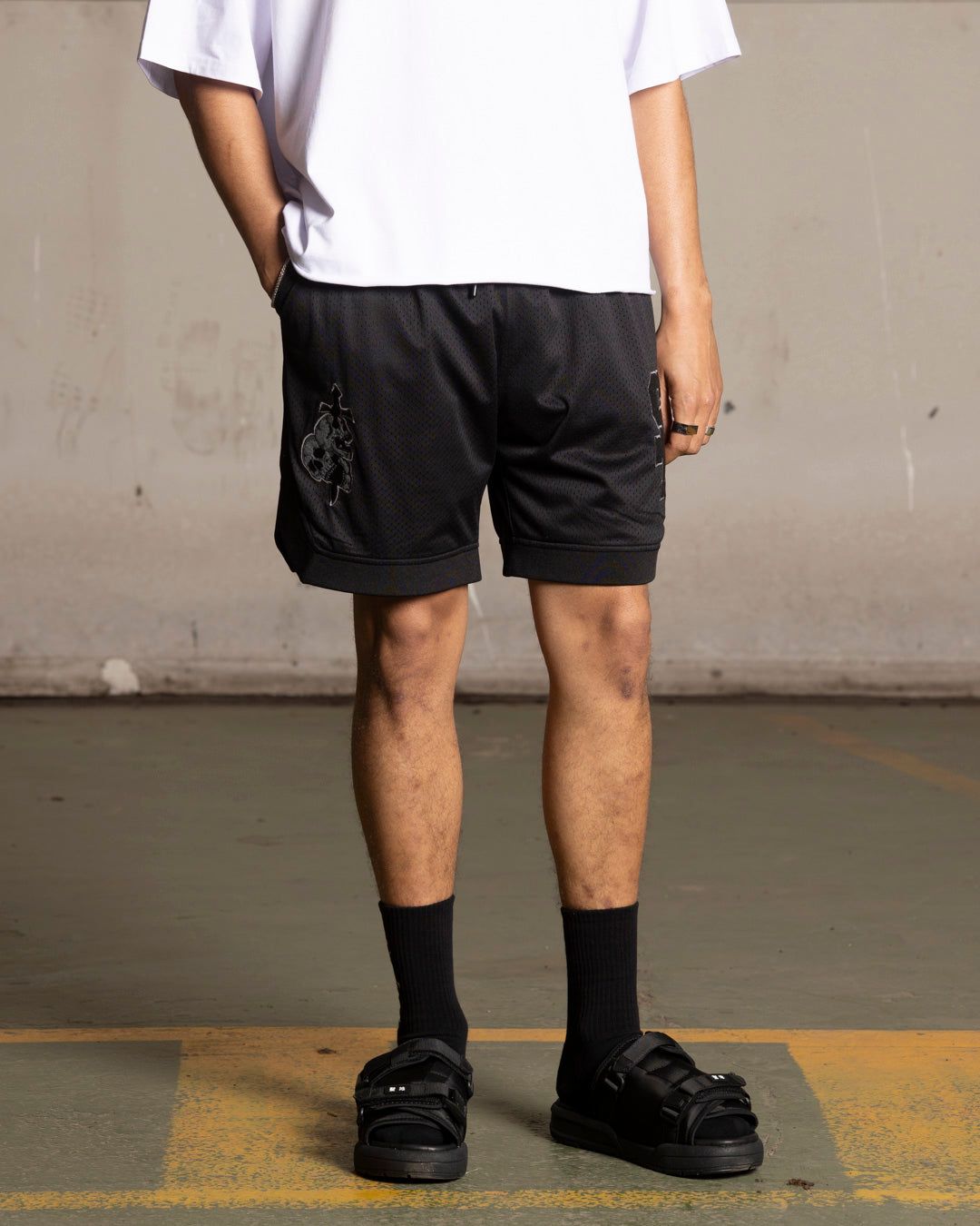 Saint Morta La Rambla Basketball Shorts Black sold by Culture Kings