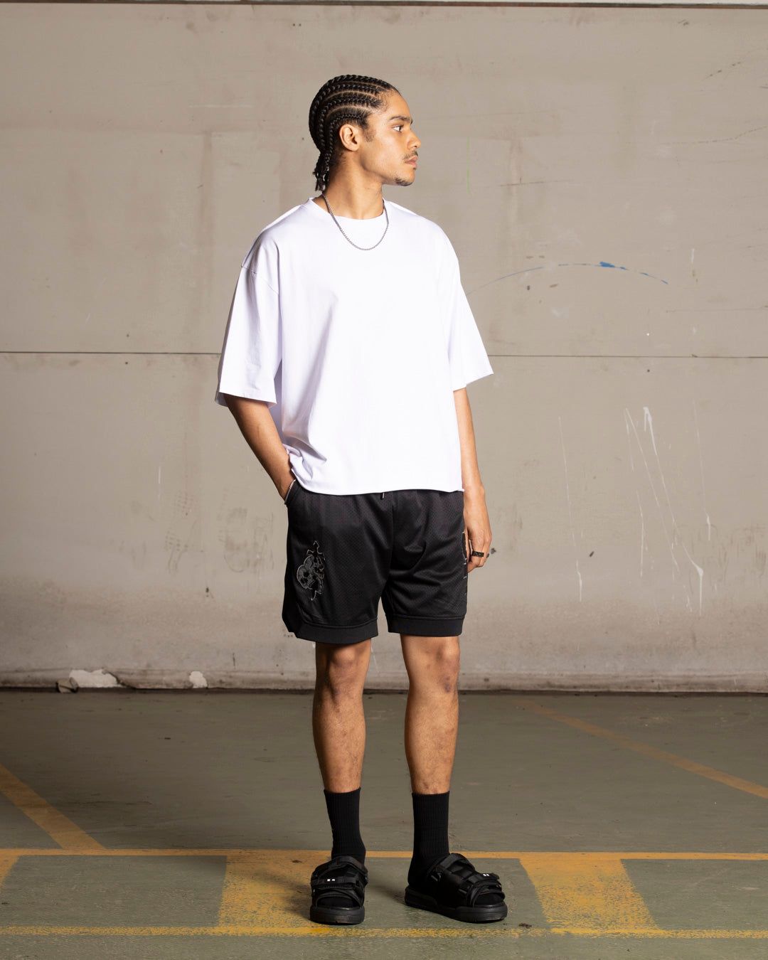 Saint Morta La Rambla Basketball Shorts Black sold by Culture Kings product image thumbnail 2