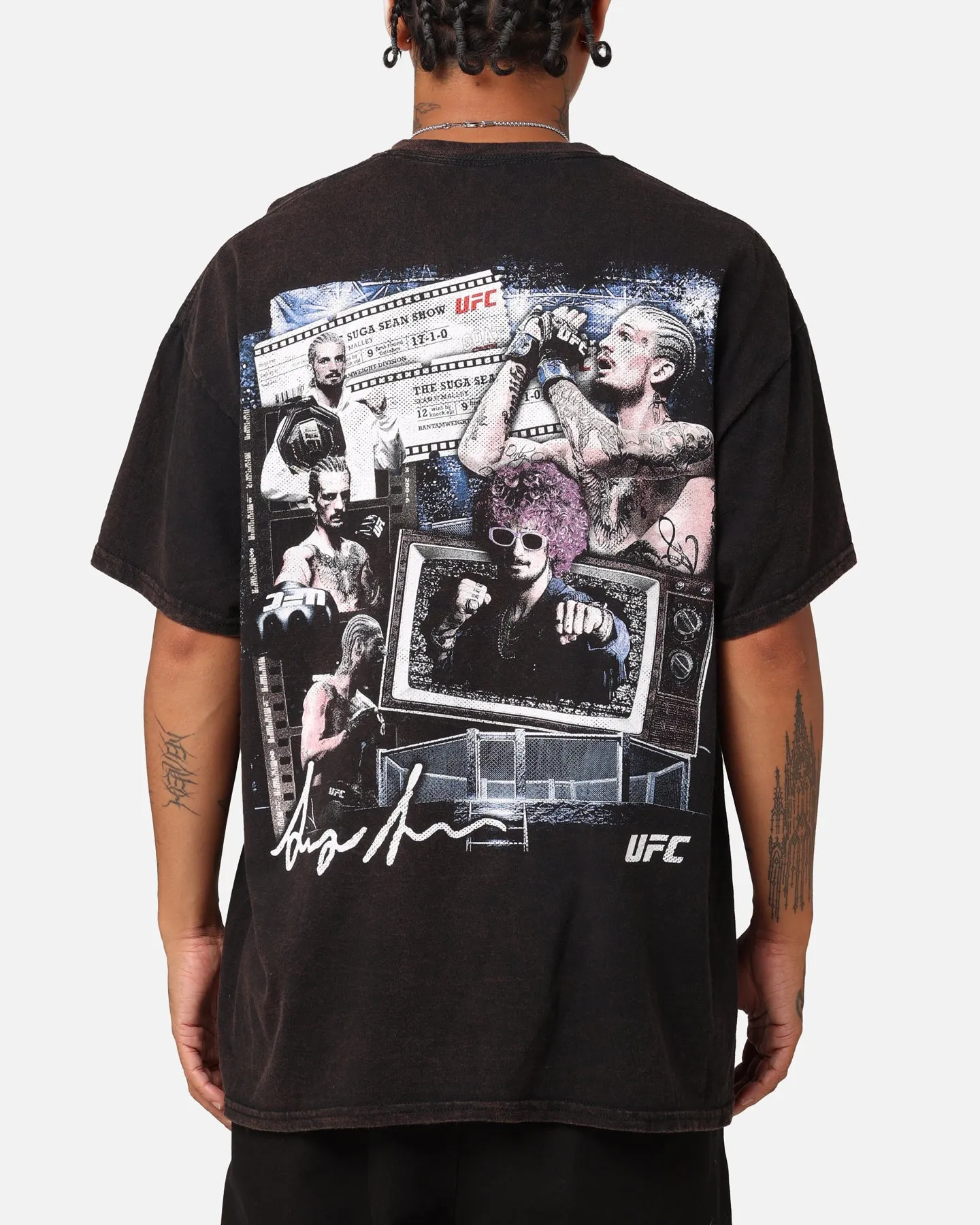 UFC By Goat Crew Suga Show Vintage T-Shirt Black Wash sold by Culture Kings product image thumbnail 2