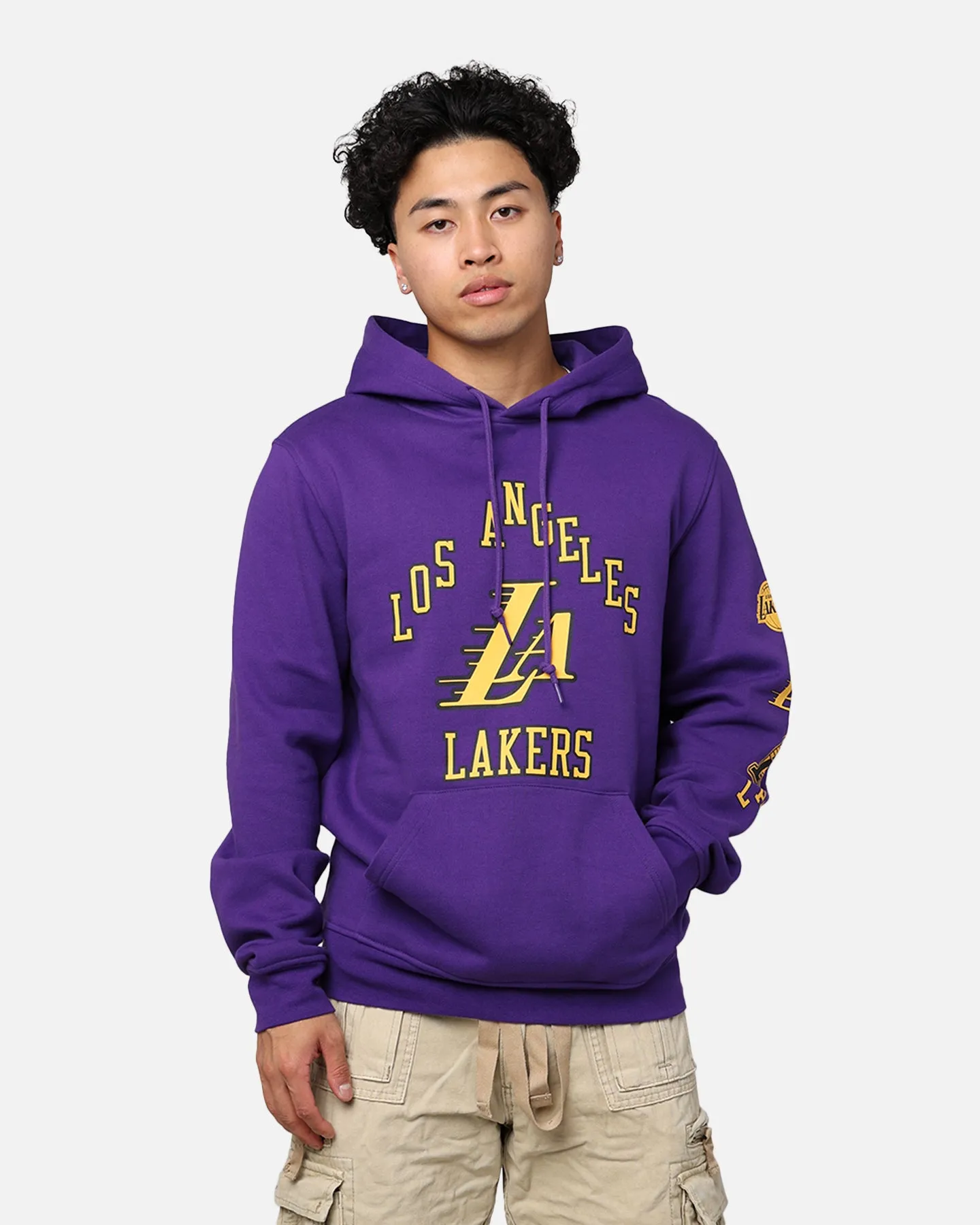 New Era Los Angeles Lakers NBA 2023 Hoodie Purple sold by Culture Kings