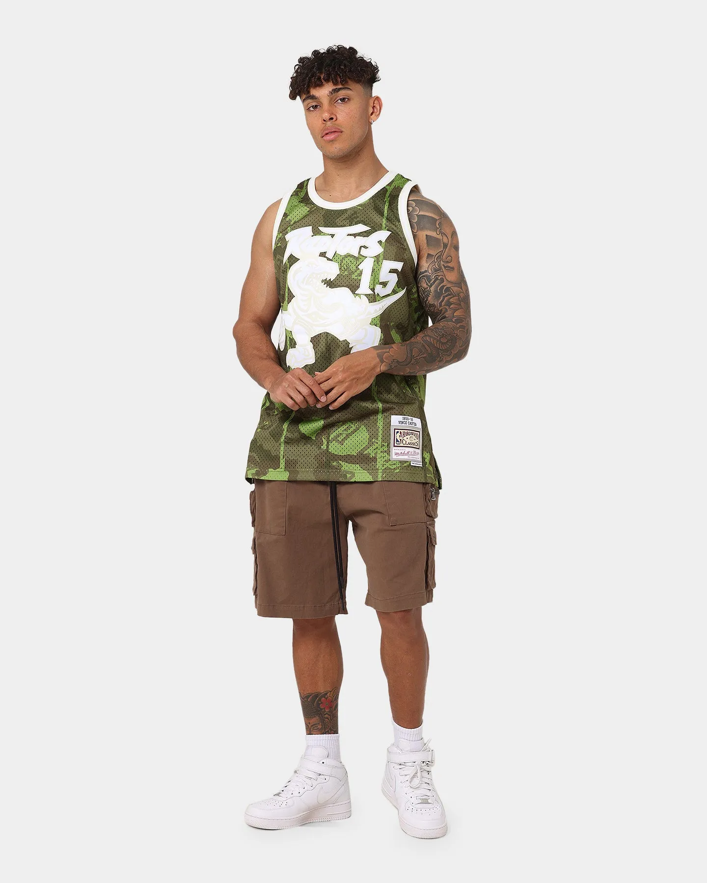 Mitchell & Ness Vince Carter Toronto Raptors '98-'99 Camo Swing Jersey Green Camo sold by Culture Kings product image thumbnail 3