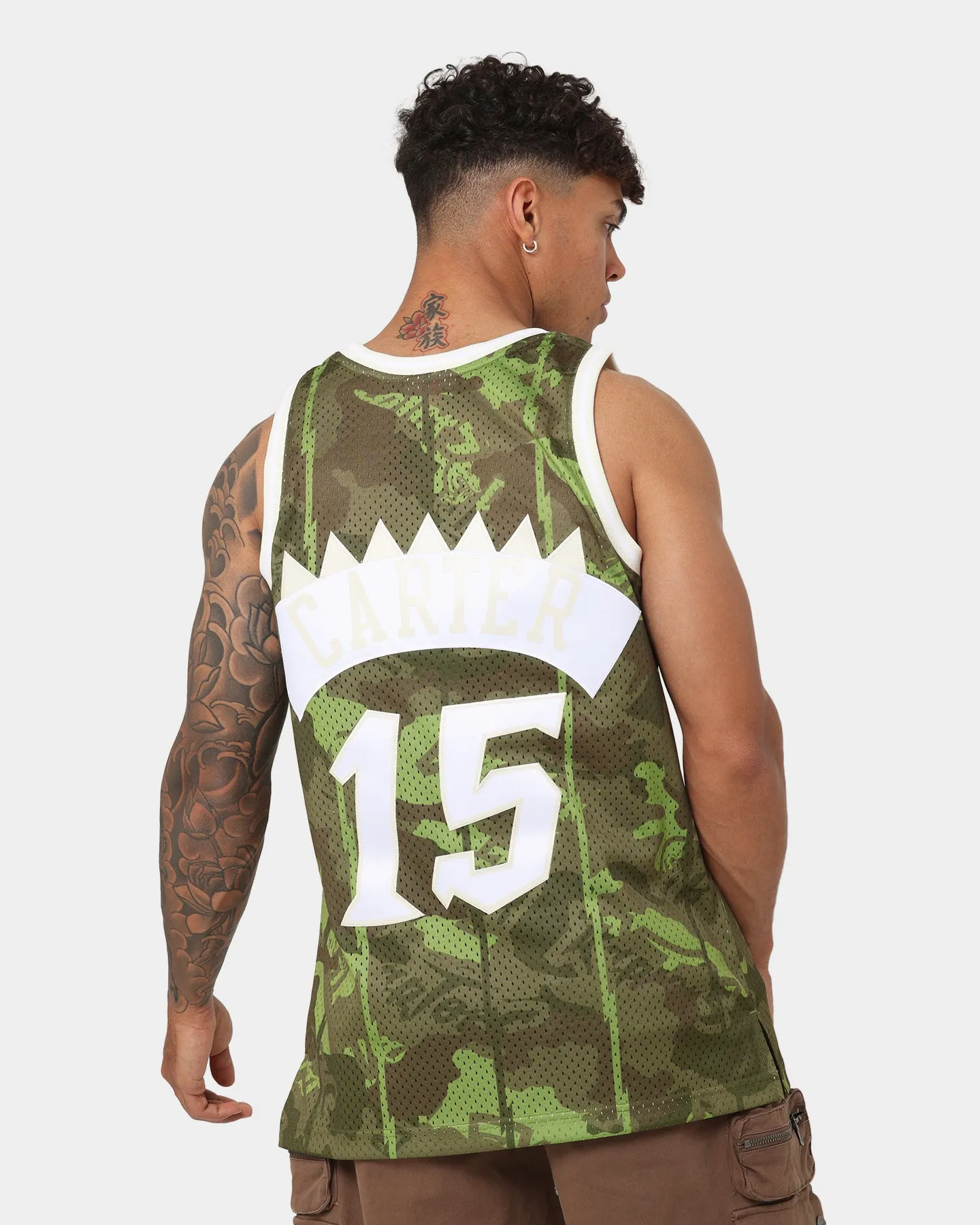Mitchell & Ness Vince Carter Toronto Raptors '98-'99 Camo Swing Jersey Green Camo sold by Culture Kings product image thumbnail 2