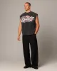Loiter Motor Oversized Muscle T-Shirt Vintage Black sold by Culture Kings