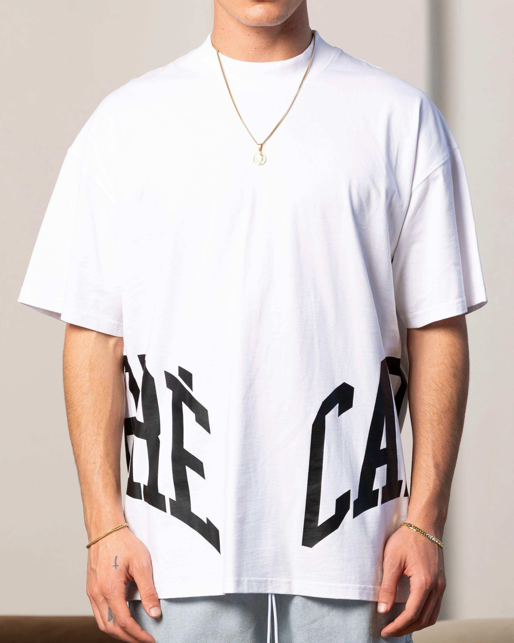 Carre Double Arch Oversized T-Shirt White sold by Culture Kings product image thumbnail 3