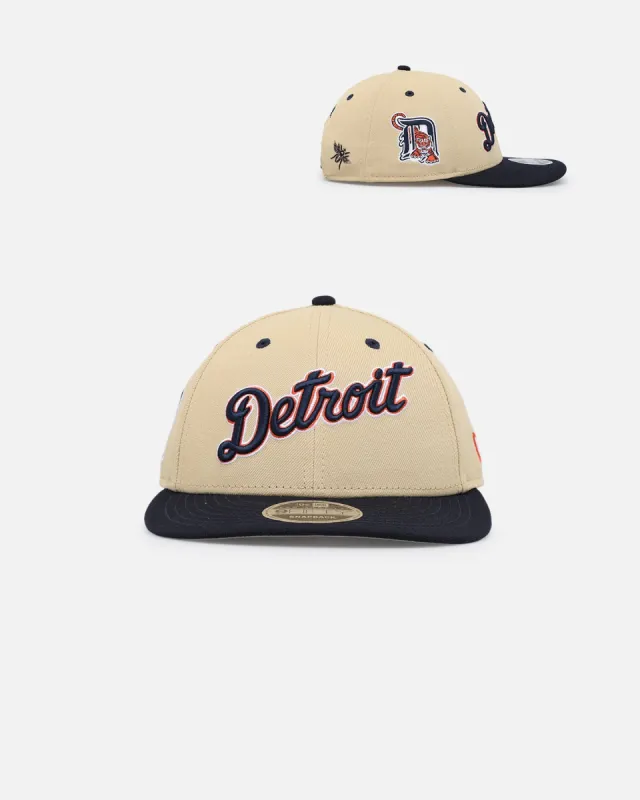 New Era X Felt Detroit Tigers 9FIFTY Snapback Vegas Gold sold by Culture Kings
