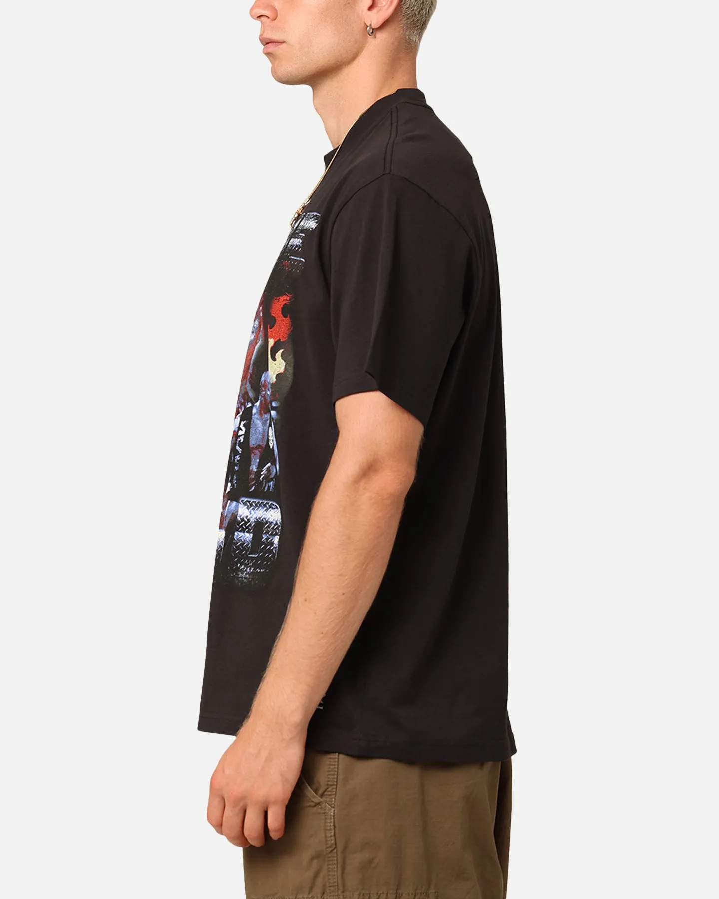 Mitchell & Ness X WWE Stone Cold Steve Austin Stone Cold T-Shirt Overdyed Black sold by Culture Kings product image thumbnail 5
