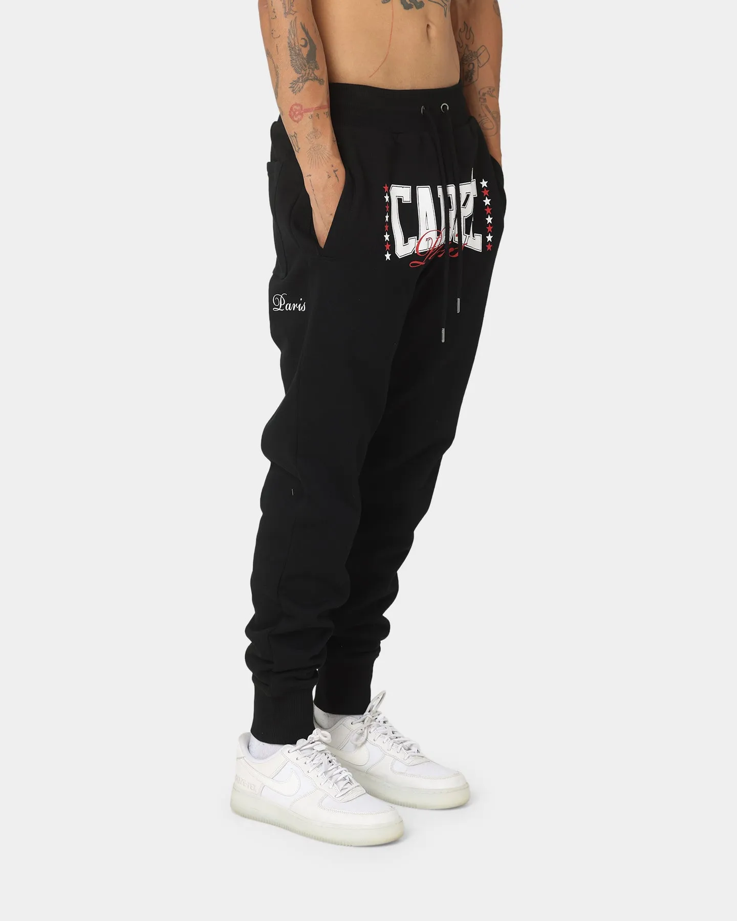 Carre Heavyweight Track Pants Black sold by Culture Kings product image thumbnail 5