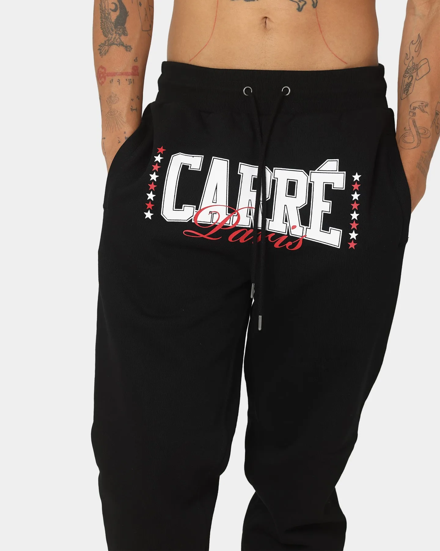 Carre Heavyweight Track Pants Black sold by Culture Kings product image thumbnail 3