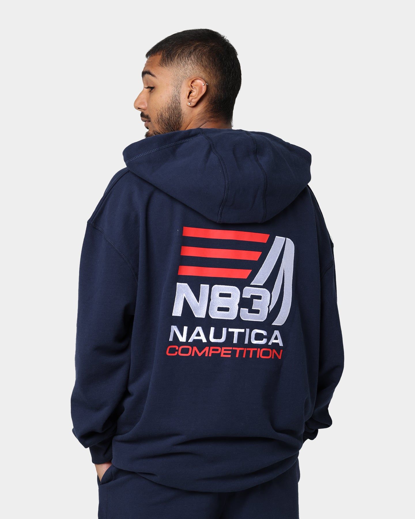 Nautica Fowler Oversized Hoodie 459 Dark Navy sold by Culture Kings