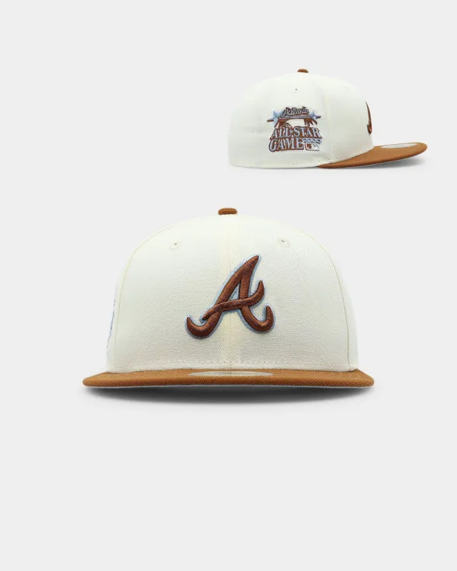 New Era Atlanta Braves 2-Tone 59FIFTY Fitted White sold by Culture Kings