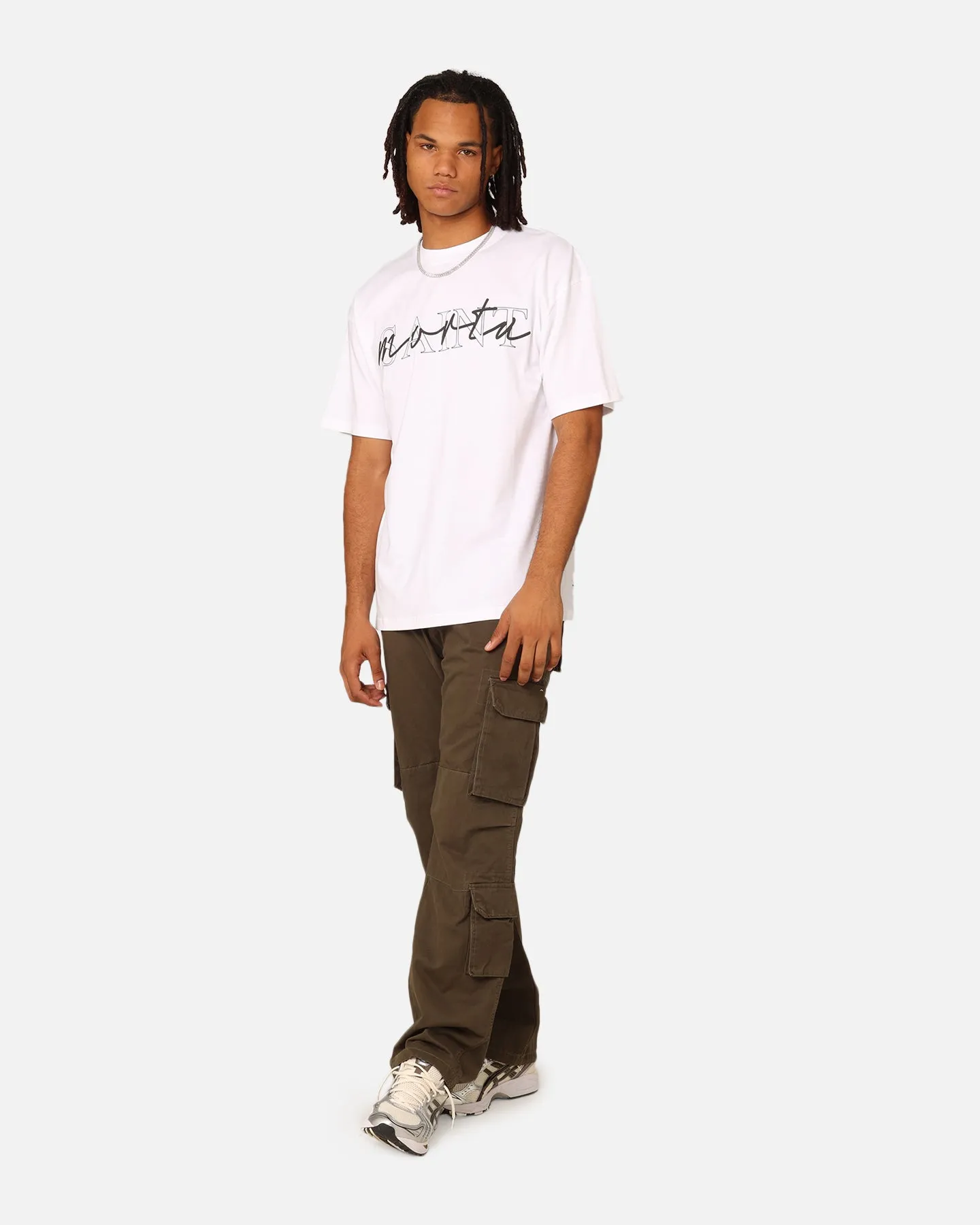 Saint Morta Interlock Drop Shoulder T-Shirt White sold by Culture Kings product image thumbnail 2