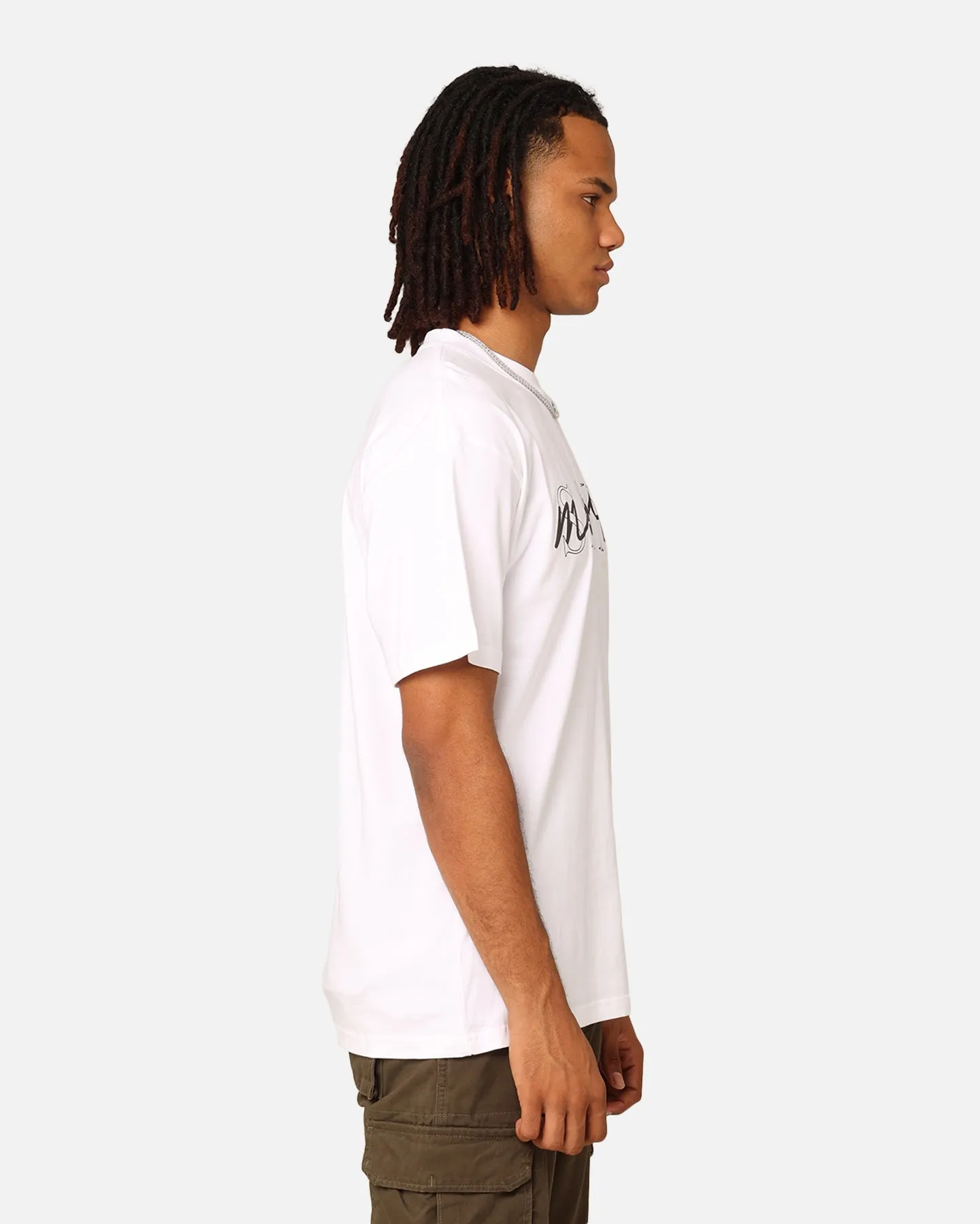 Saint Morta Interlock Drop Shoulder T-Shirt White sold by Culture Kings product image thumbnail 5