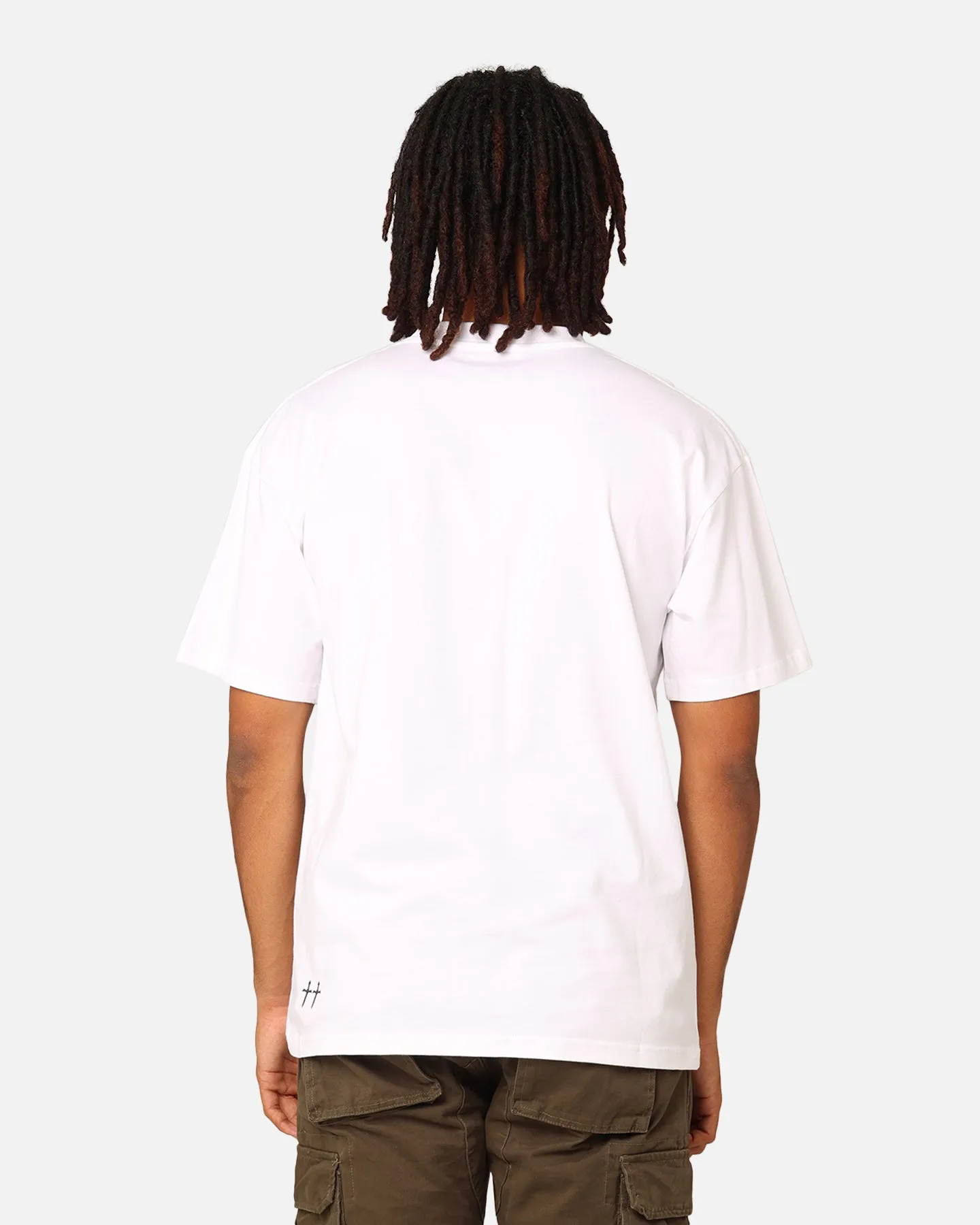 Saint Morta Interlock Drop Shoulder T-Shirt White sold by Culture Kings product image thumbnail 4