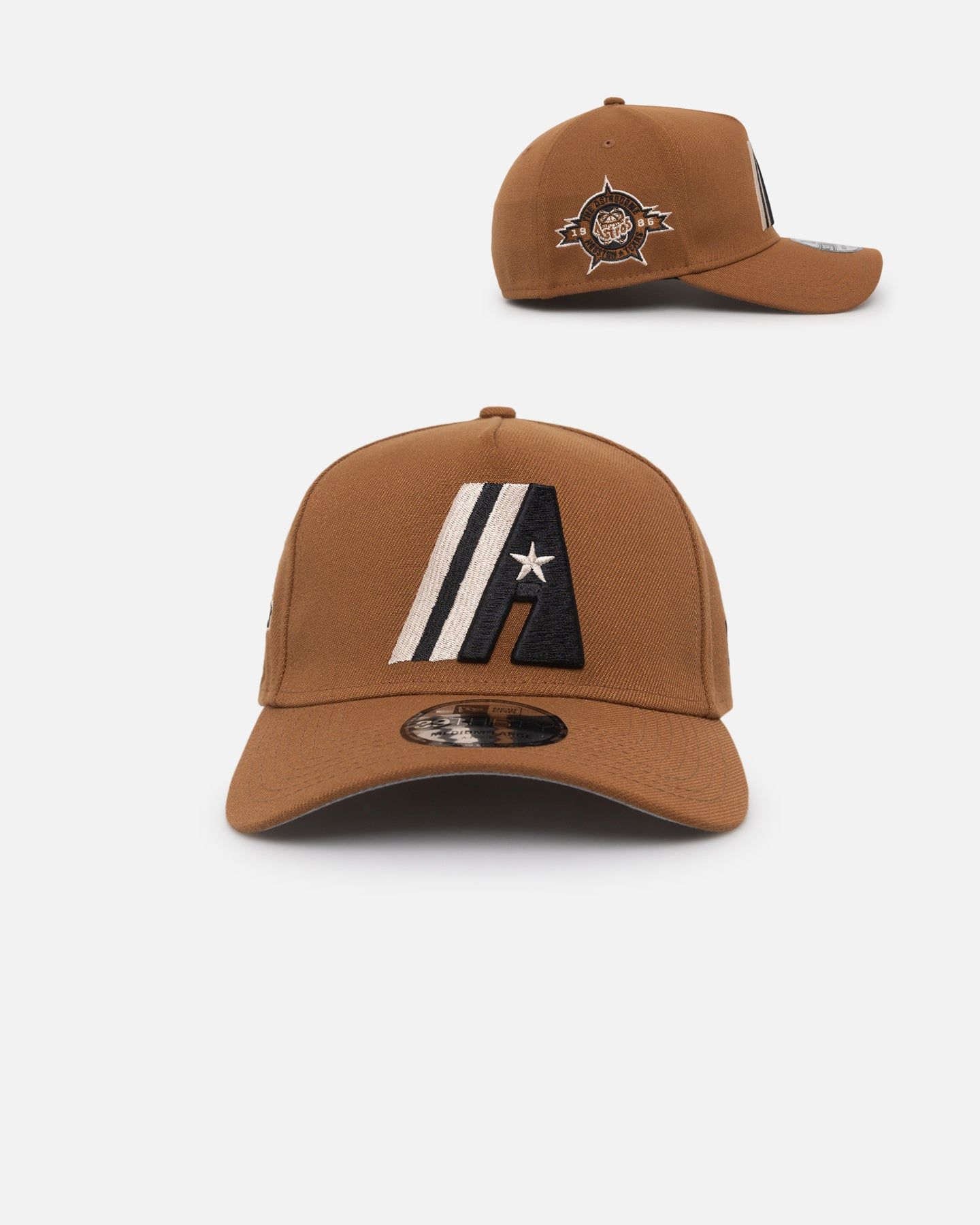New Era Houston Astros "Toasted Peanut" 39THIRTY A-Frame Stretch Fit Toasted Peanut sold by Culture Kings