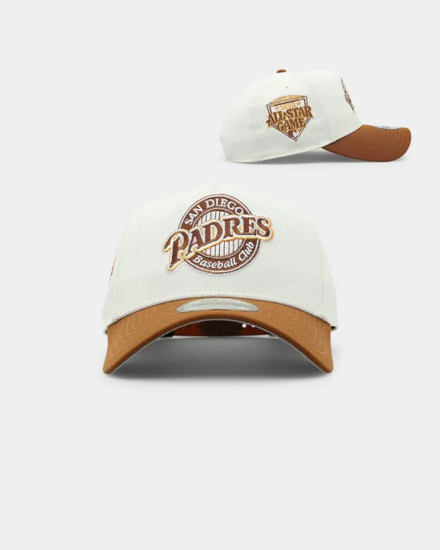 New Era San Diego Padres 'Toasted Peanut' 2-Tone 9FORTY A-Frame Snapback White sold by Culture Kings