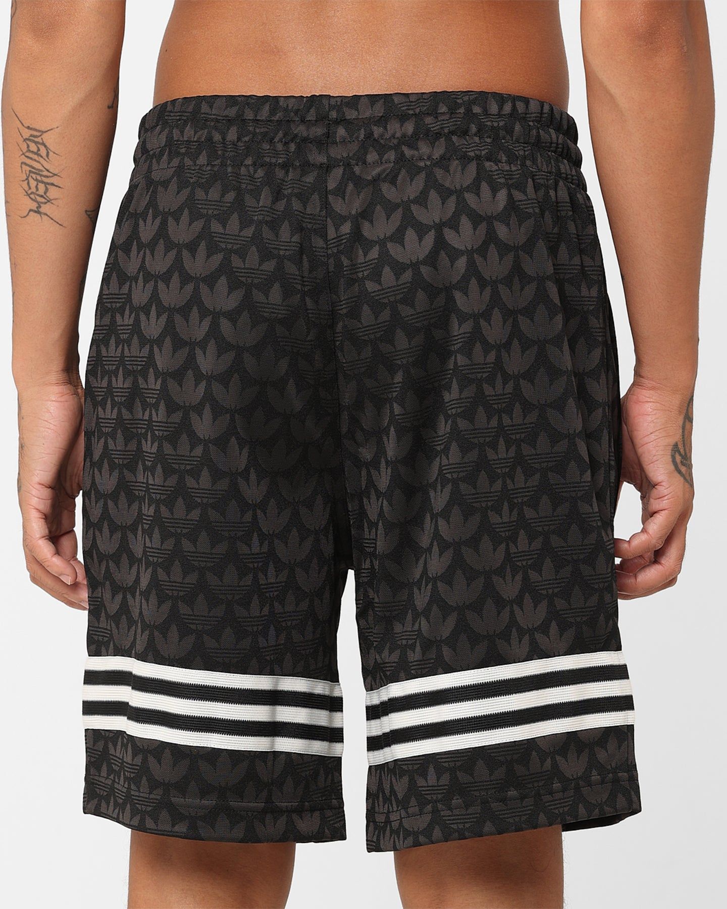 Adidas Adicolour Monogram Shorts Black sold by Culture Kings product image thumbnail 8