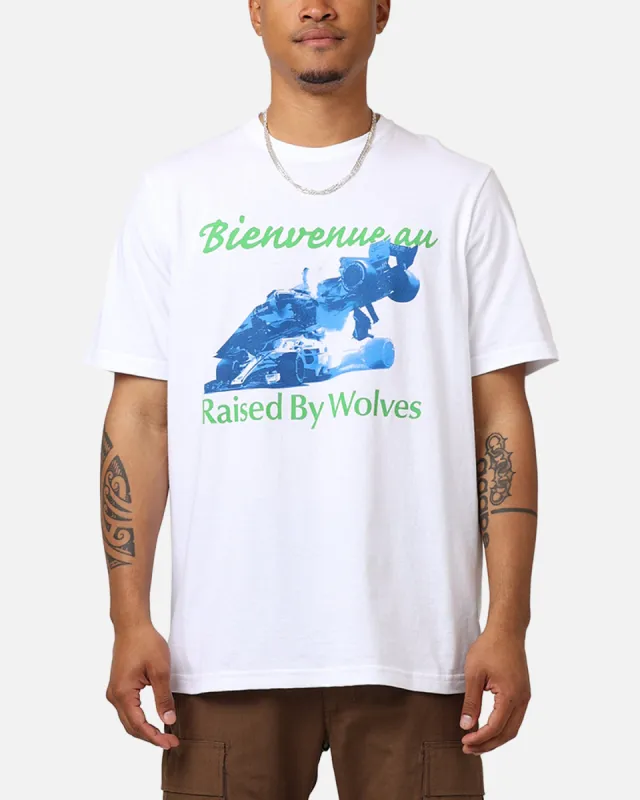 Raised By Wolves Welcome T-Shirt White sold by Culture Kings