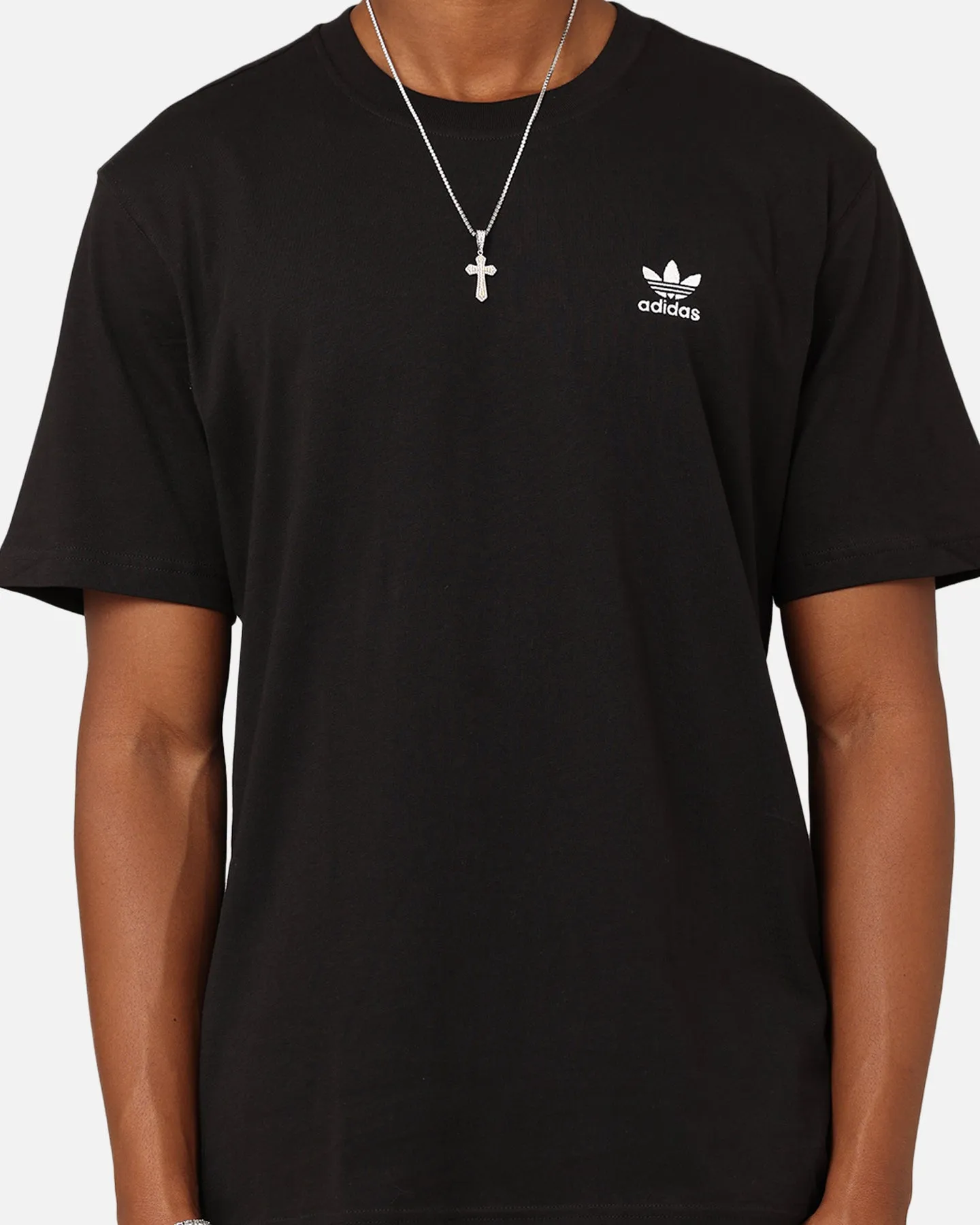 Adidas Trefoil Essentials T-Shirt Black sold by Culture Kings product image thumbnail 3