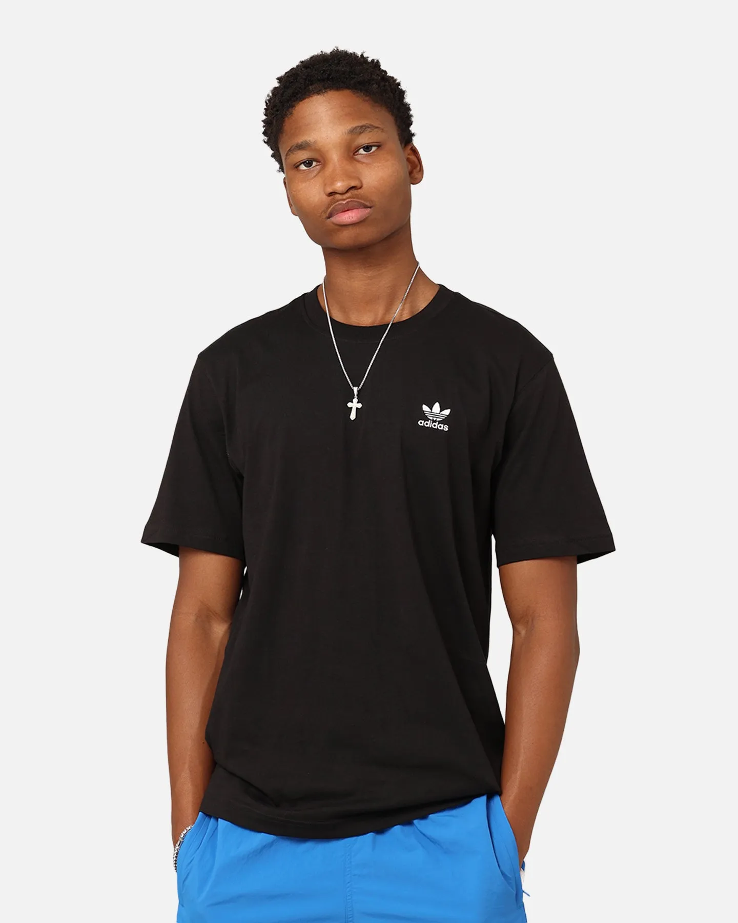 Adidas Trefoil Essentials T-Shirt Black sold by Culture Kings