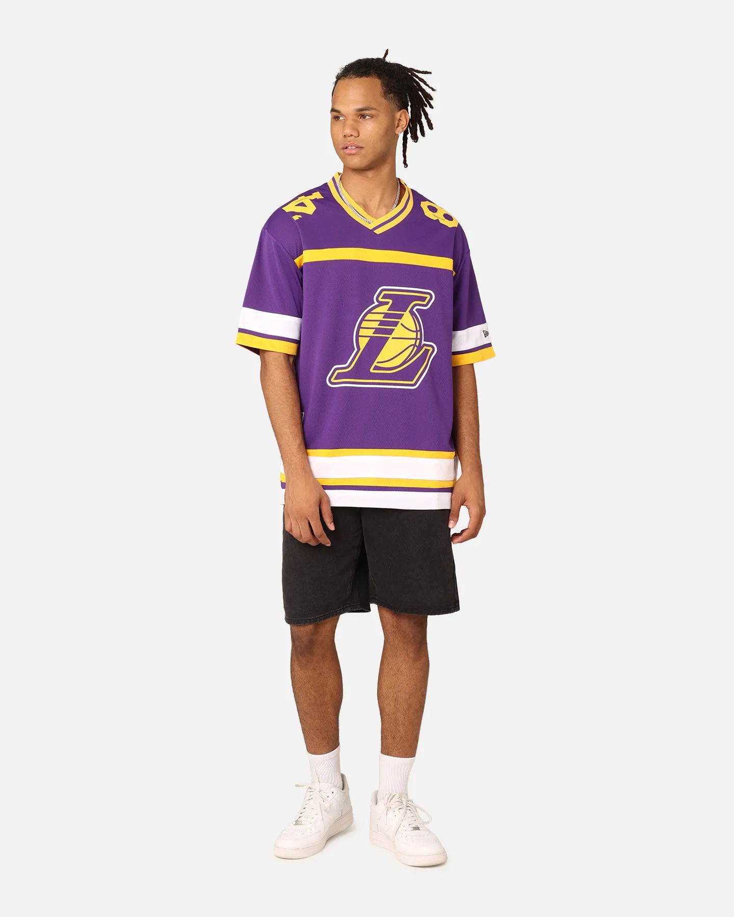 New Era Los Angeles Lakers Throwback Jersey OTC sold by Culture Kings product image thumbnail 2