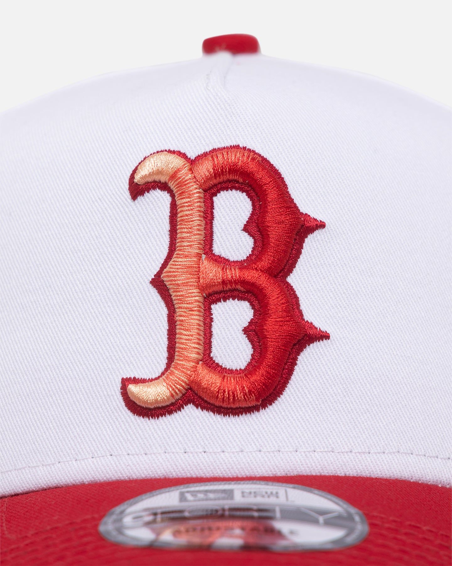 New Era Boston Red Sox 'Satin Blaze' 9FORTY A-Frame Snapback White/Scarlet sold by Culture Kings product image thumbnail 5