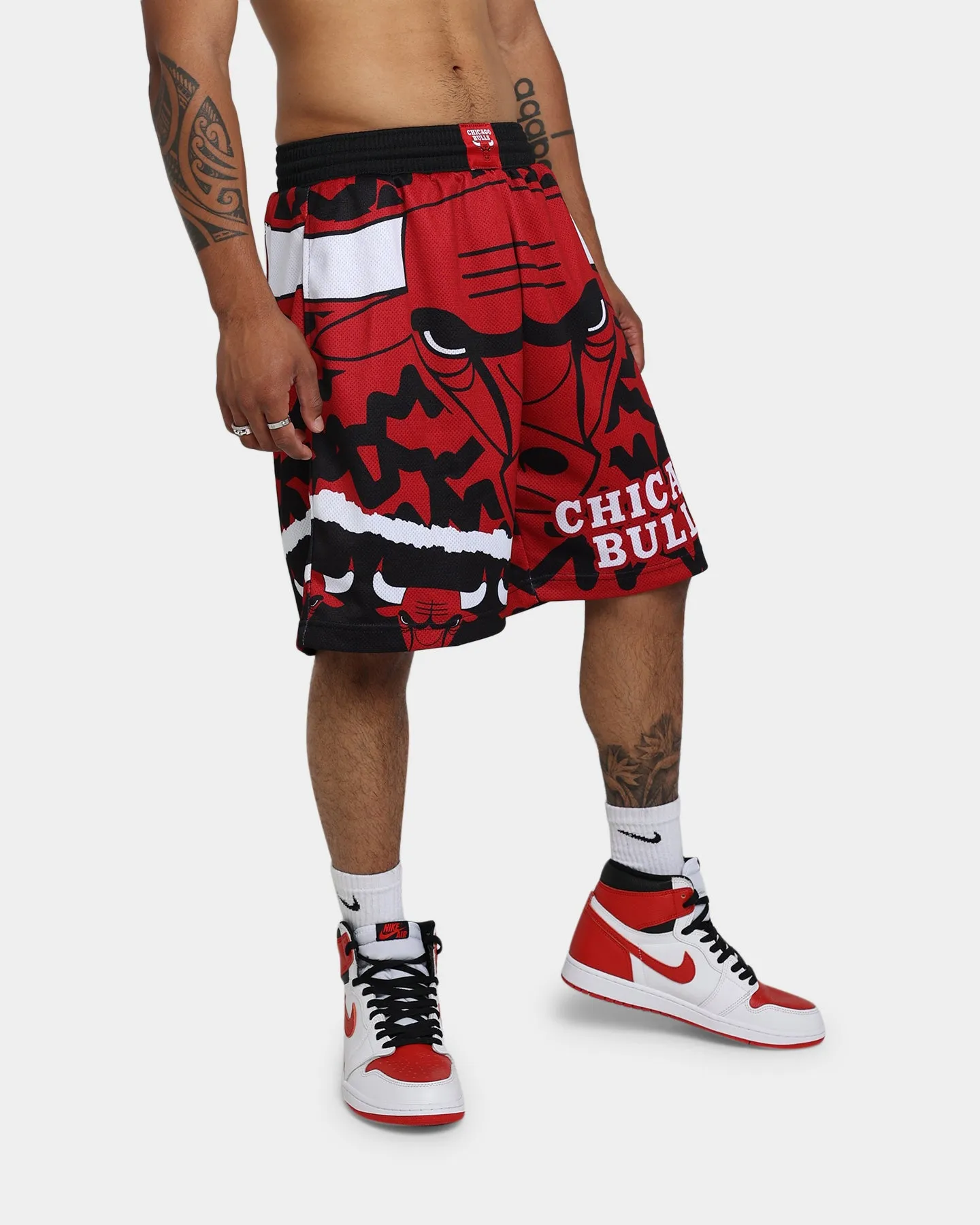 Mitchell & Ness Chicago Bulls Jumbotron 2.0 Sublimated Shorts Red sold by Culture Kings product image thumbnail 5