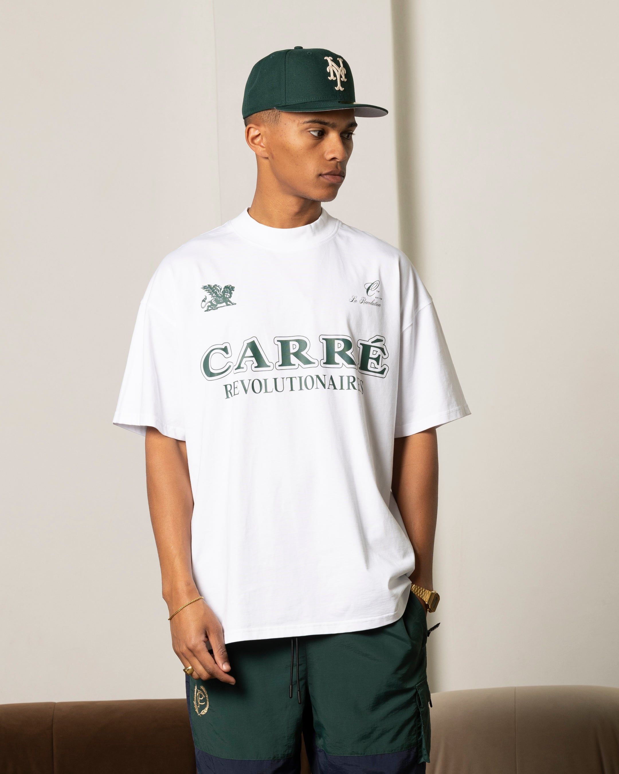 Carre Formula Oversized T-Shirt White sold by Culture Kings