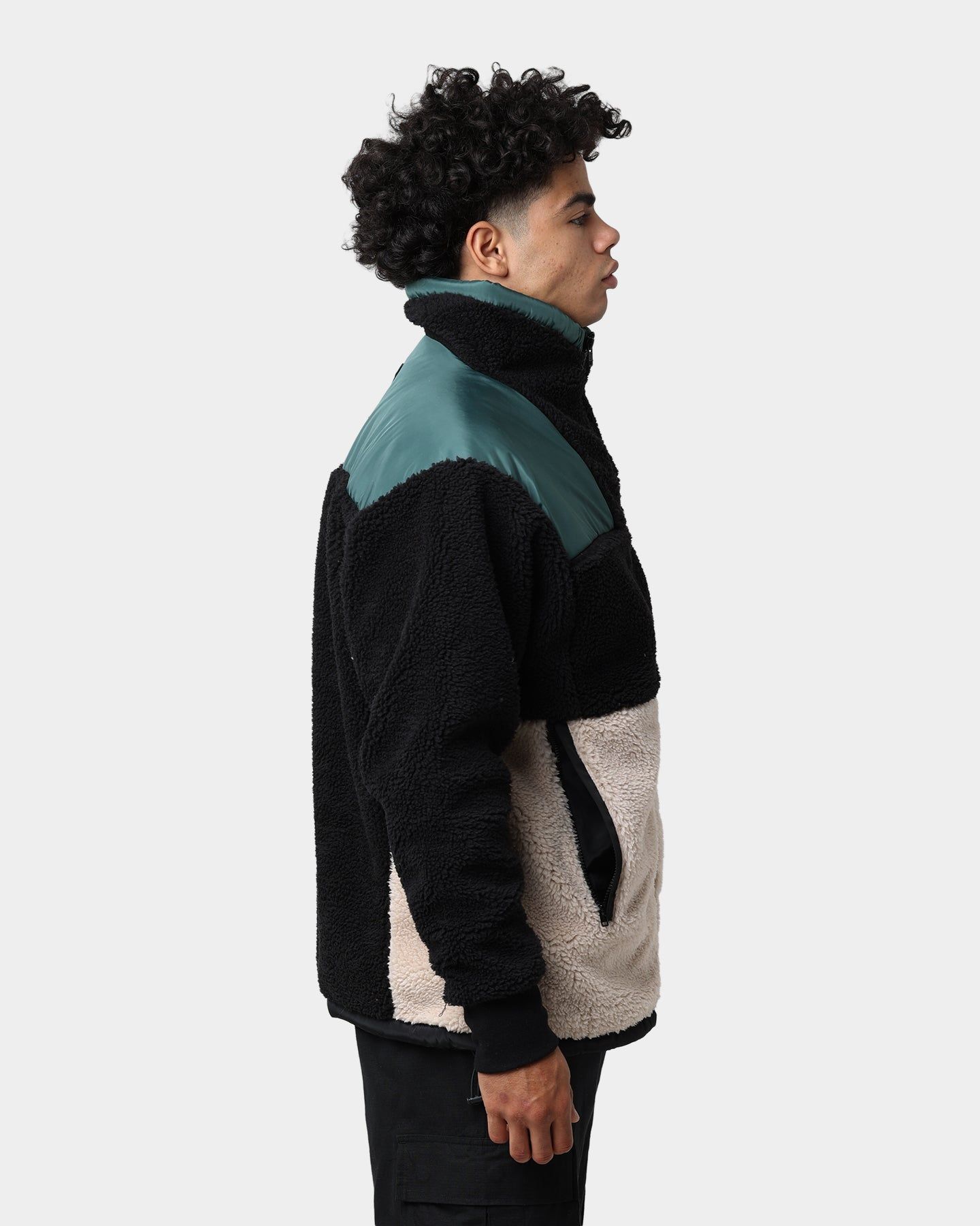 WNDRR Wid It Sherpa Jacket Black sold by Culture Kings product image thumbnail 5