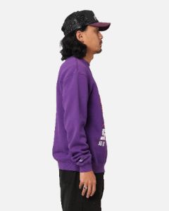 Mitchell & Ness Phoenix Suns Shooting Vintage Crewneck Faded Purple sold by Culture Kings