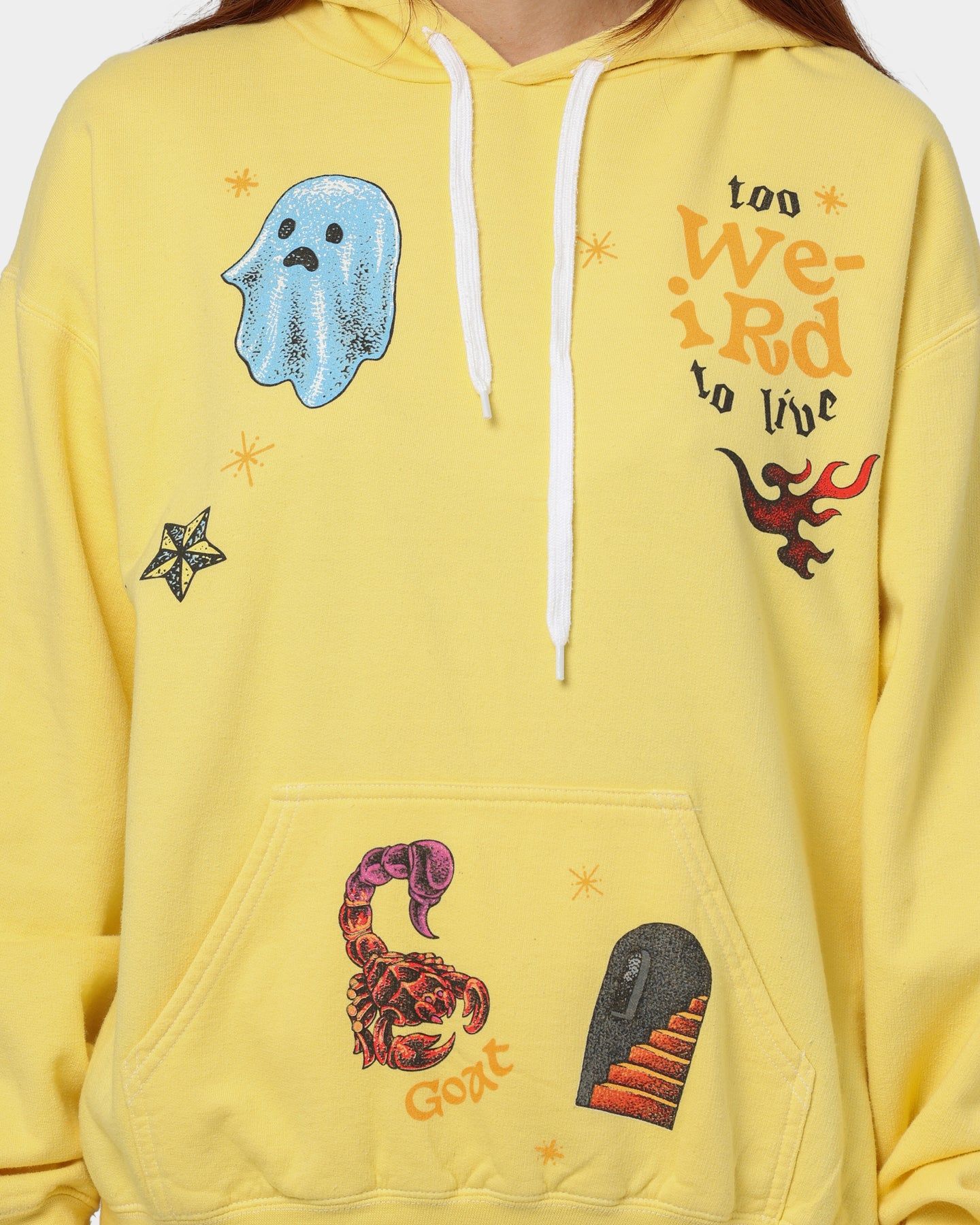 Goat Crew Too Weird To Live Hoodie Butter sold by Culture Kings product image thumbnail 4