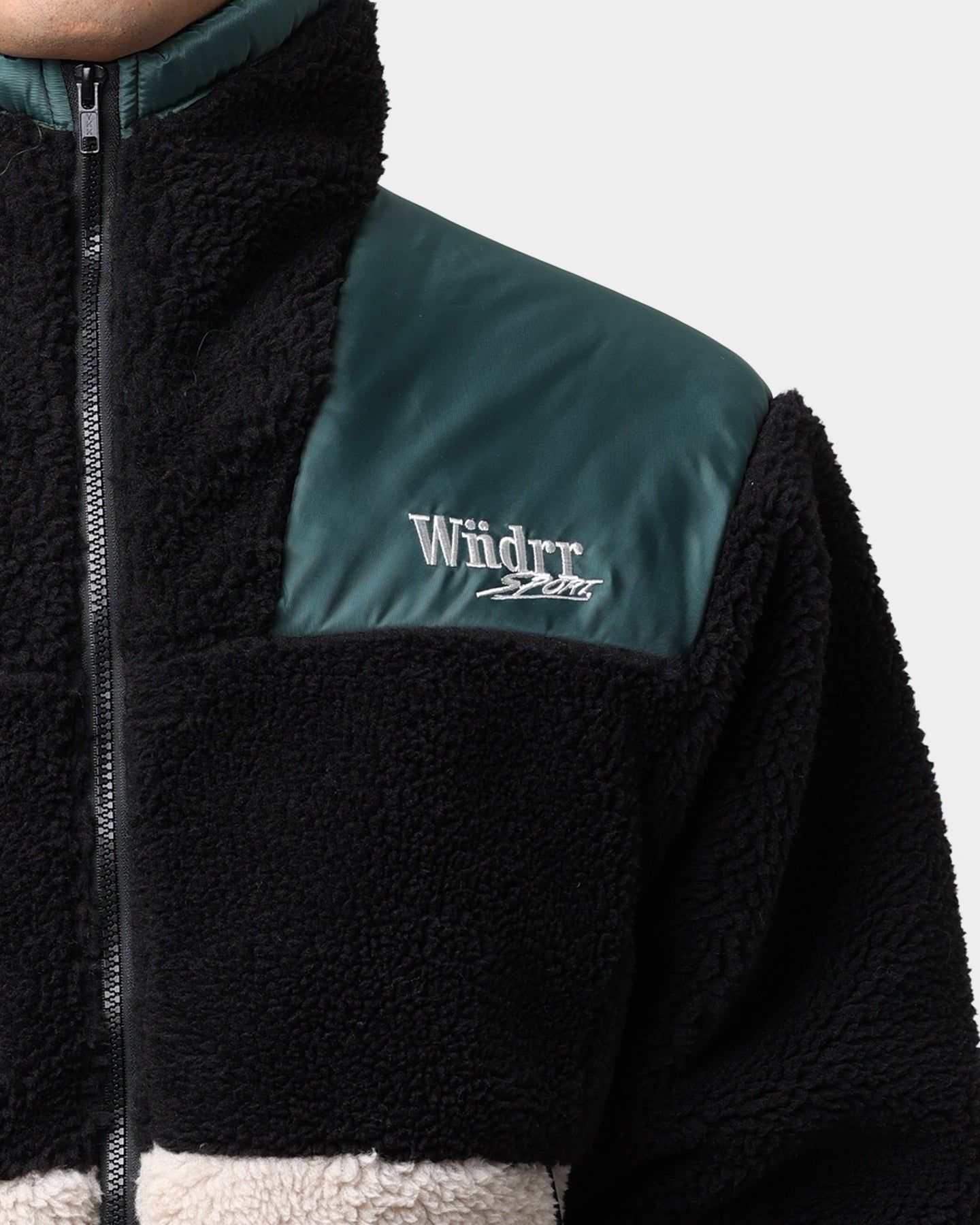 WNDRR Wid It Sherpa Jacket Black sold by Culture Kings product image thumbnail 3