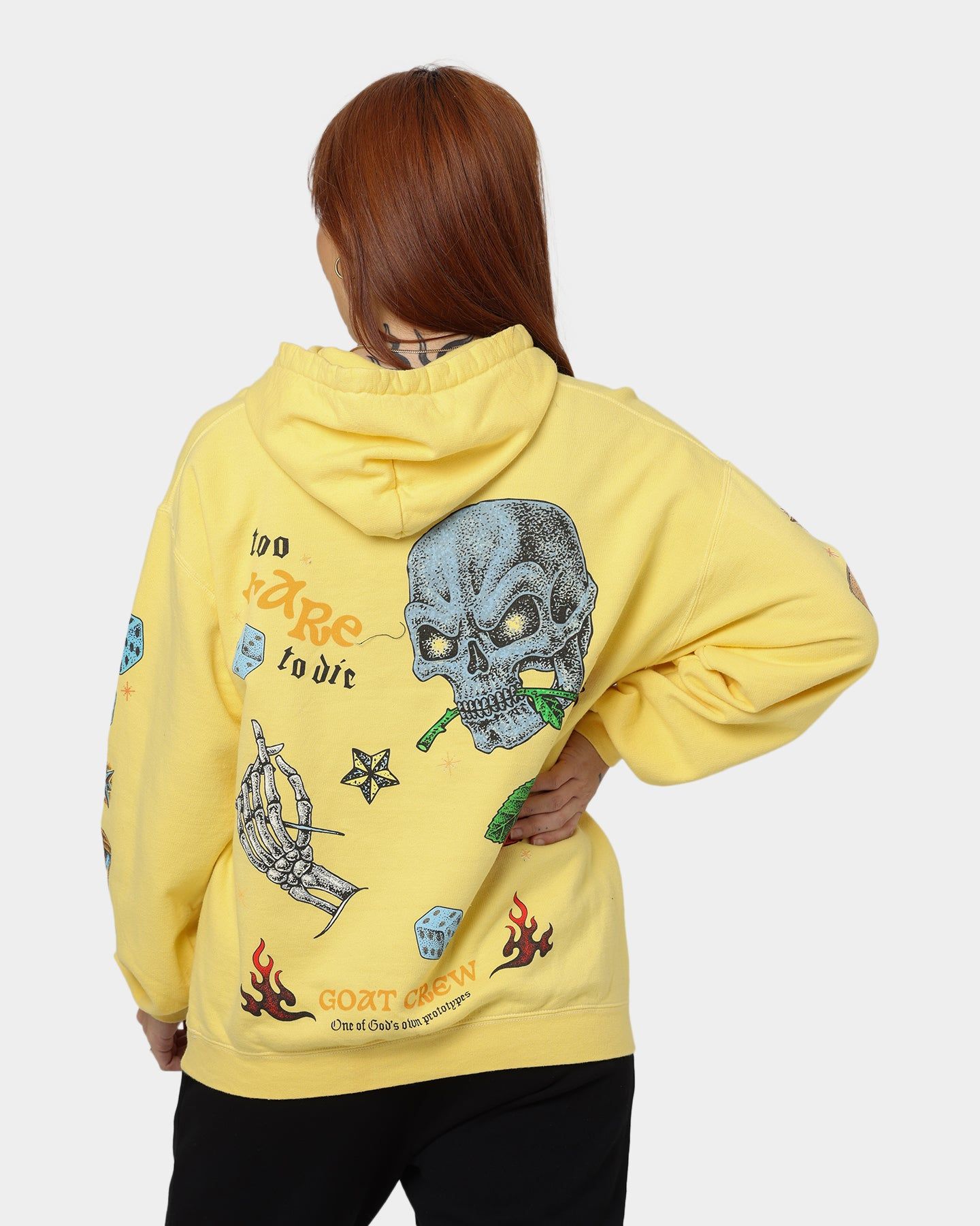 Goat Crew Too Weird To Live Hoodie Butter sold by Culture Kings product image thumbnail 2