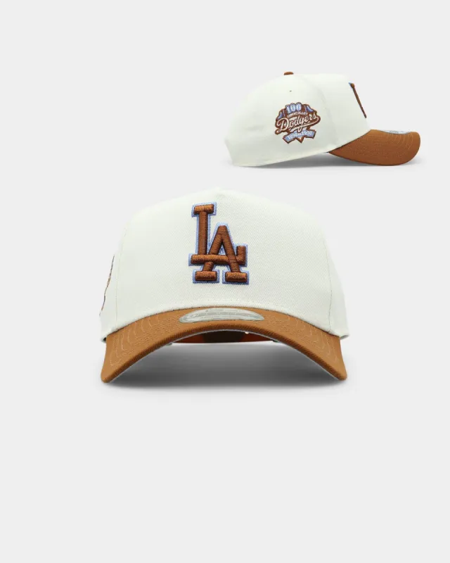 New Era Los Angeles Dodgers 'Toasted Peanut' 2-Tone 9FORTY A-Frame Snapback White sold by Culture Kings